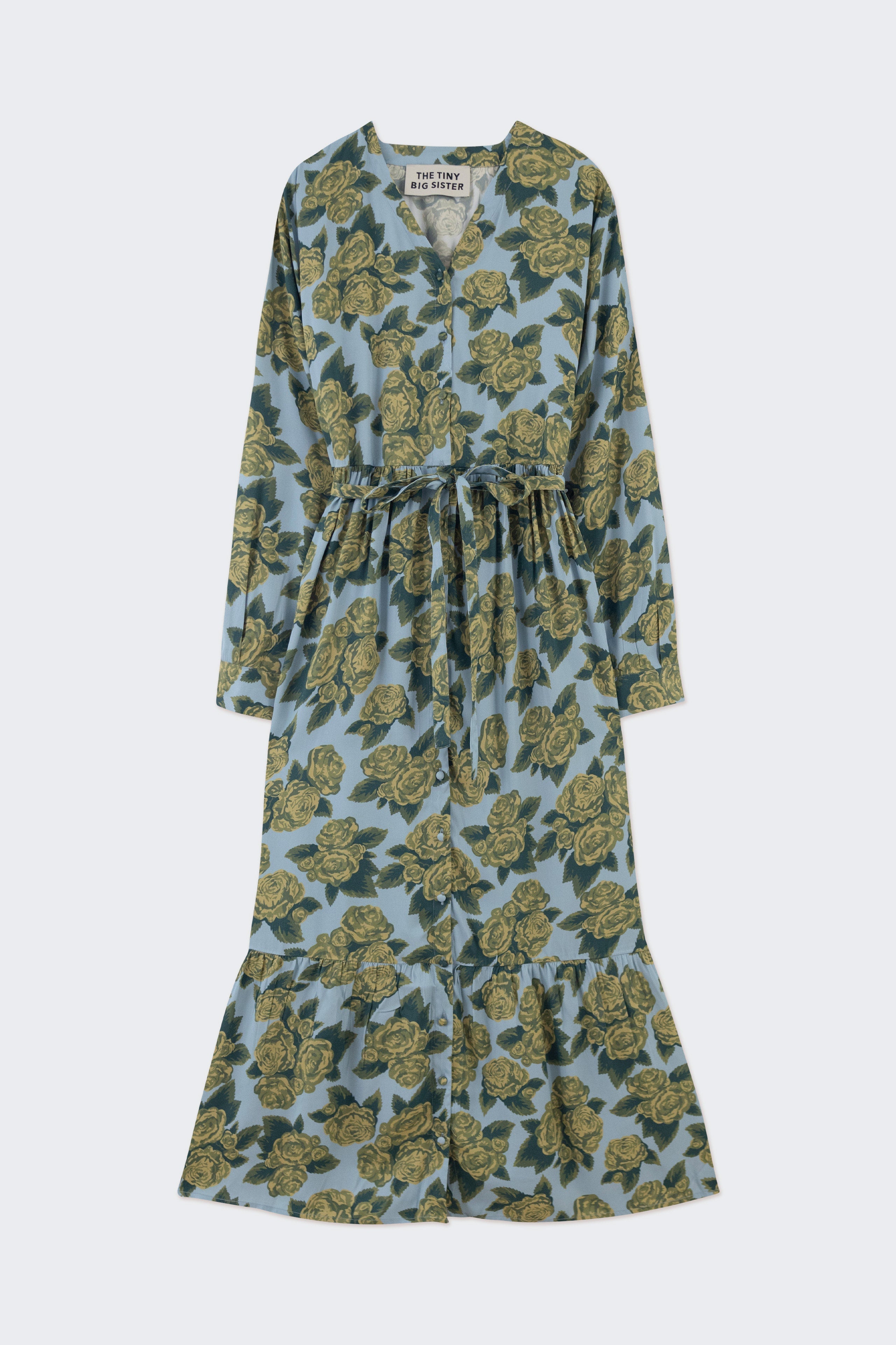 ROSES V-NECK DRESS