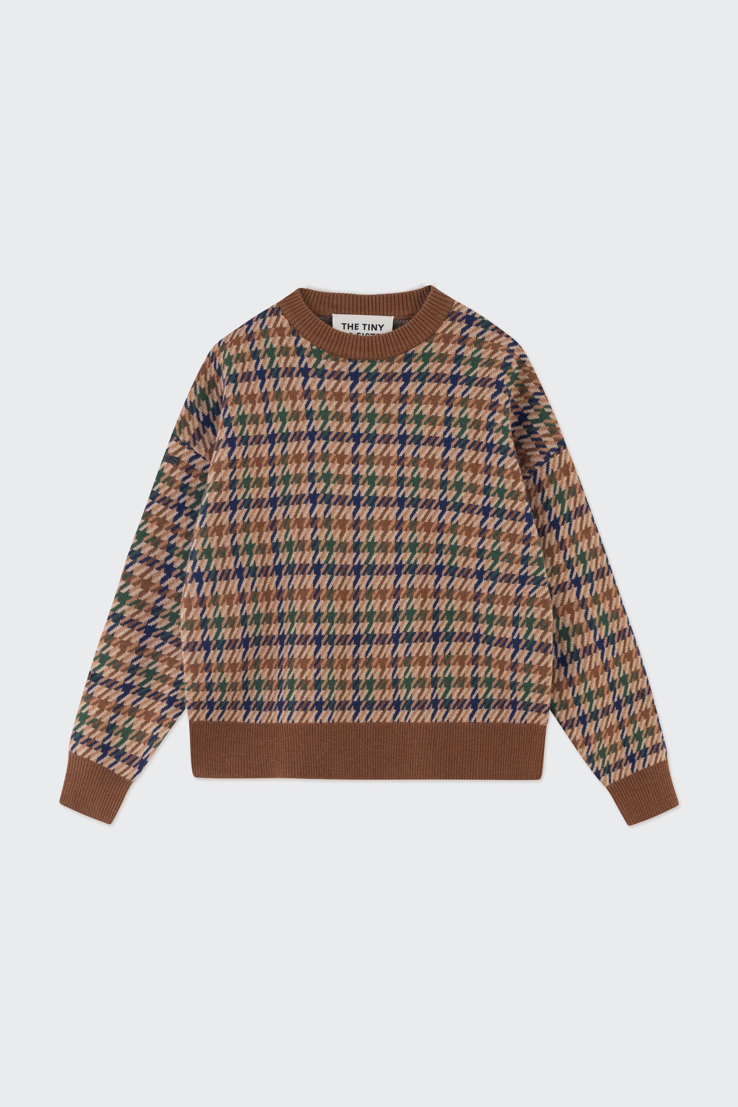 LUCA HOUNSTOOTH SWEATER