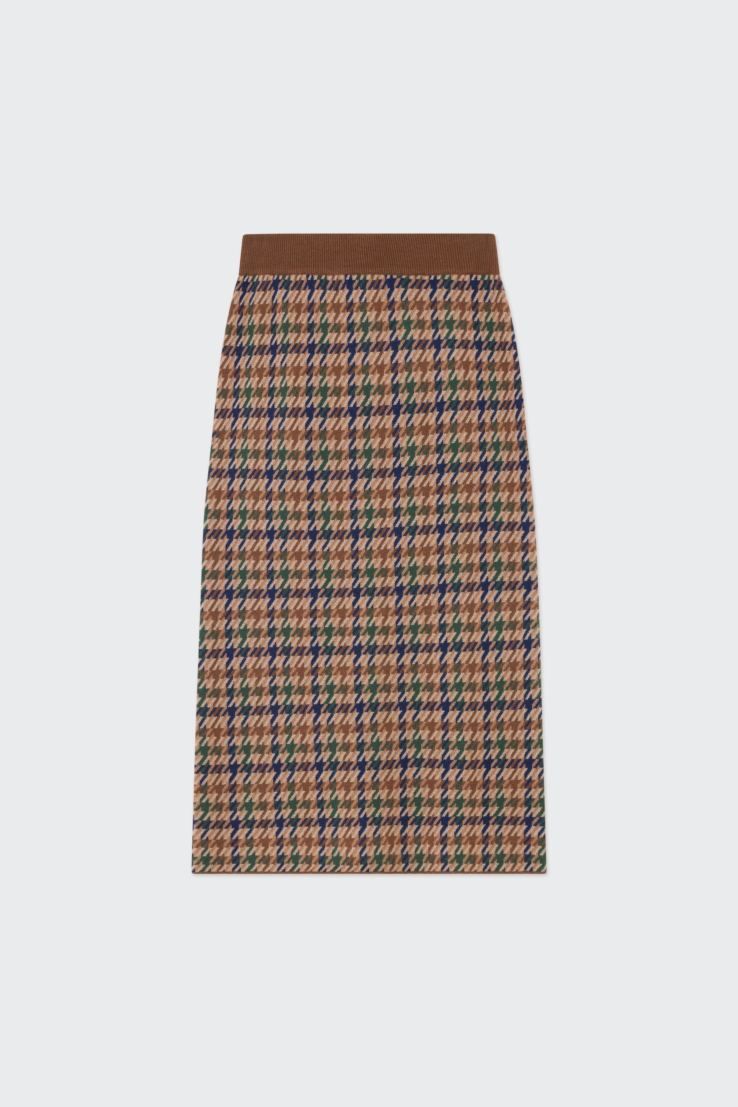 HOUNDSTOOTH SKIRT