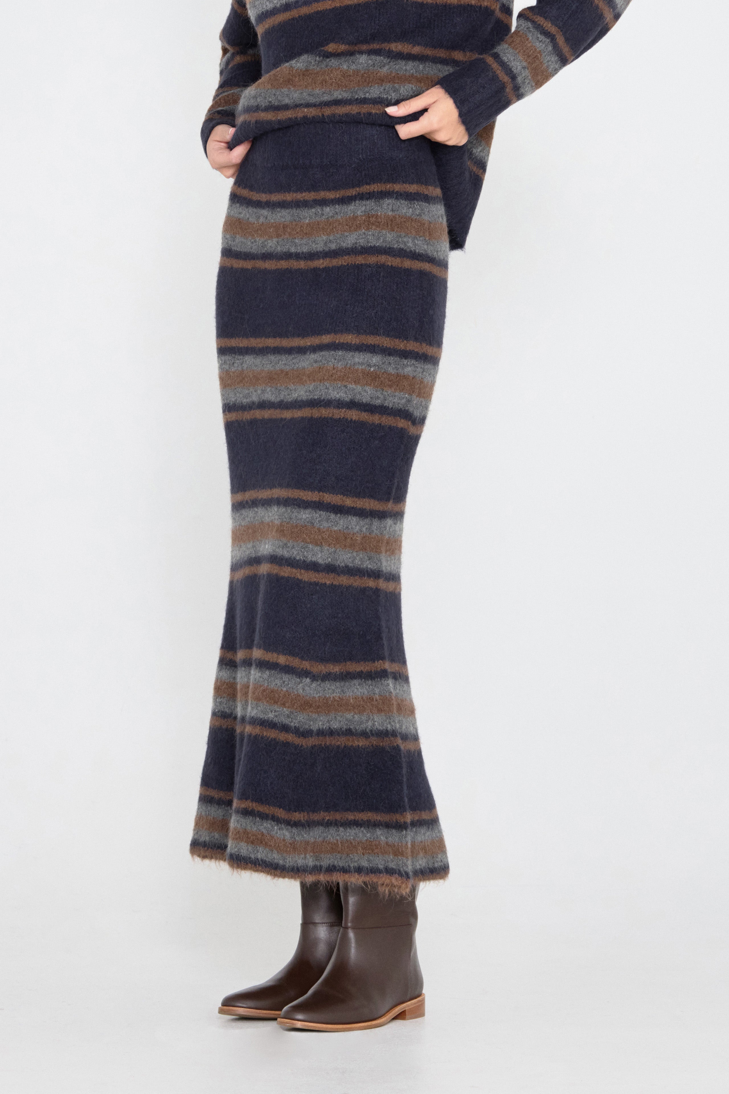 MERMAID STRIPED SKIRT