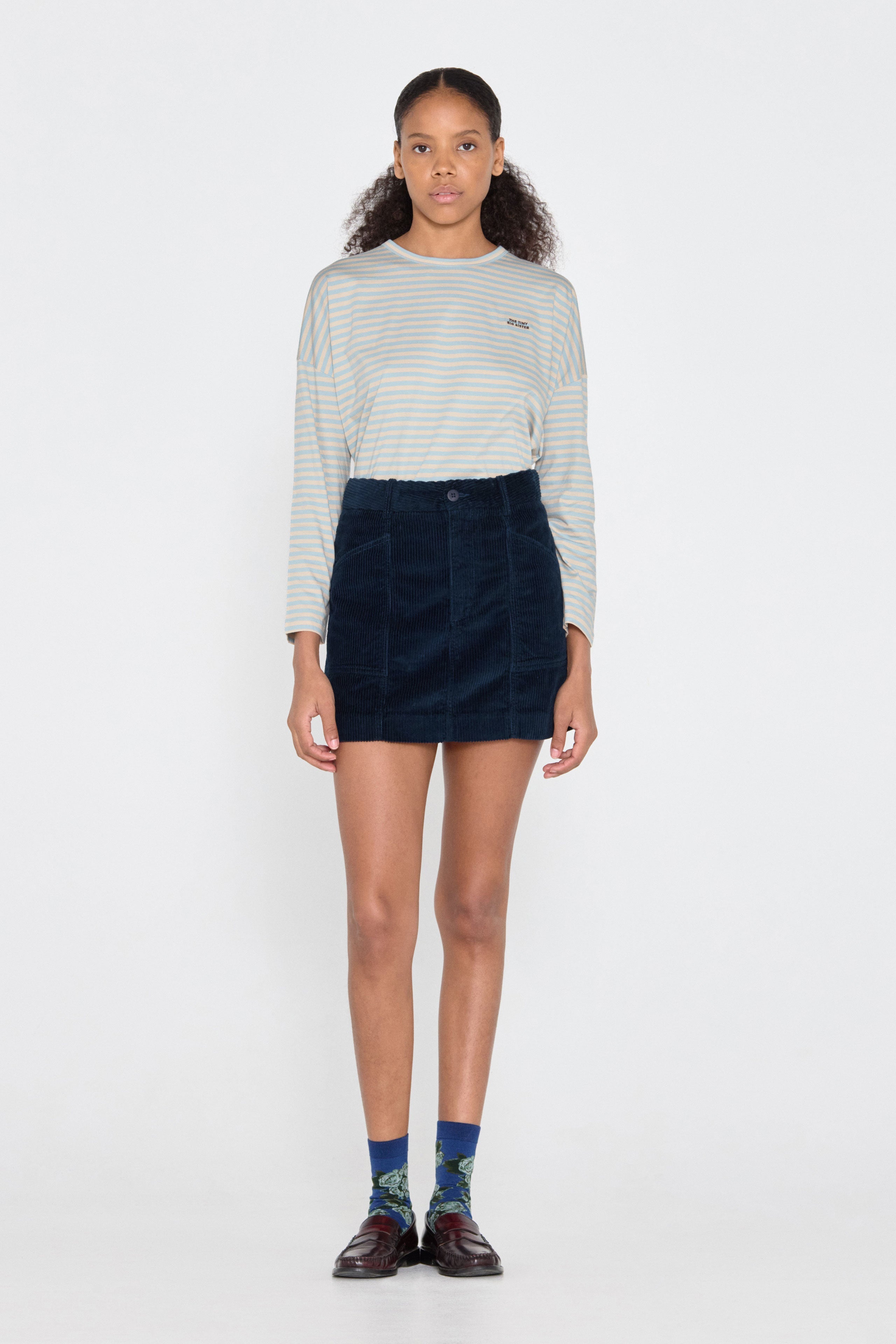 STRIPED LONG SLEEVE TEE