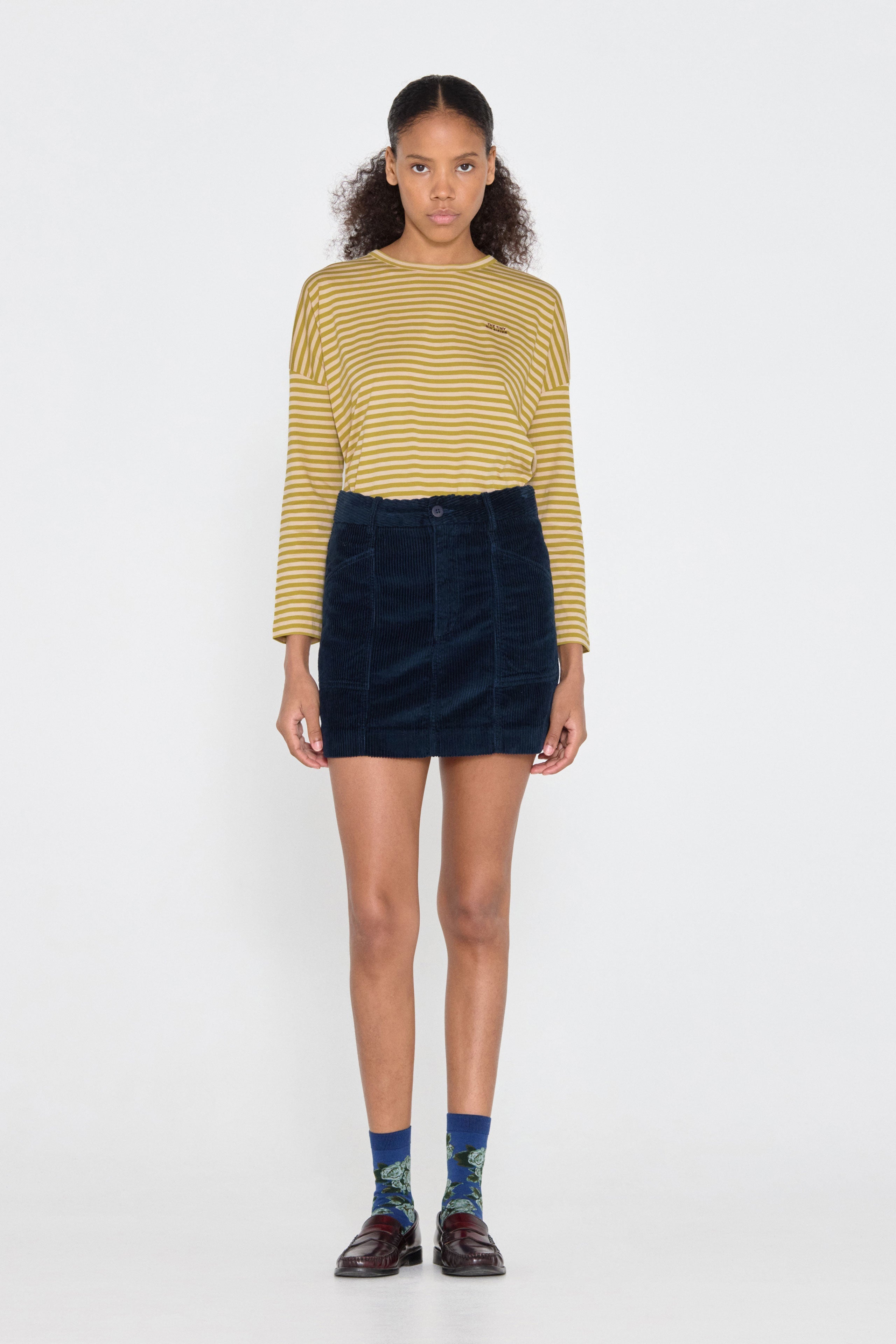 STRIPED LONG SLEEVE TEE