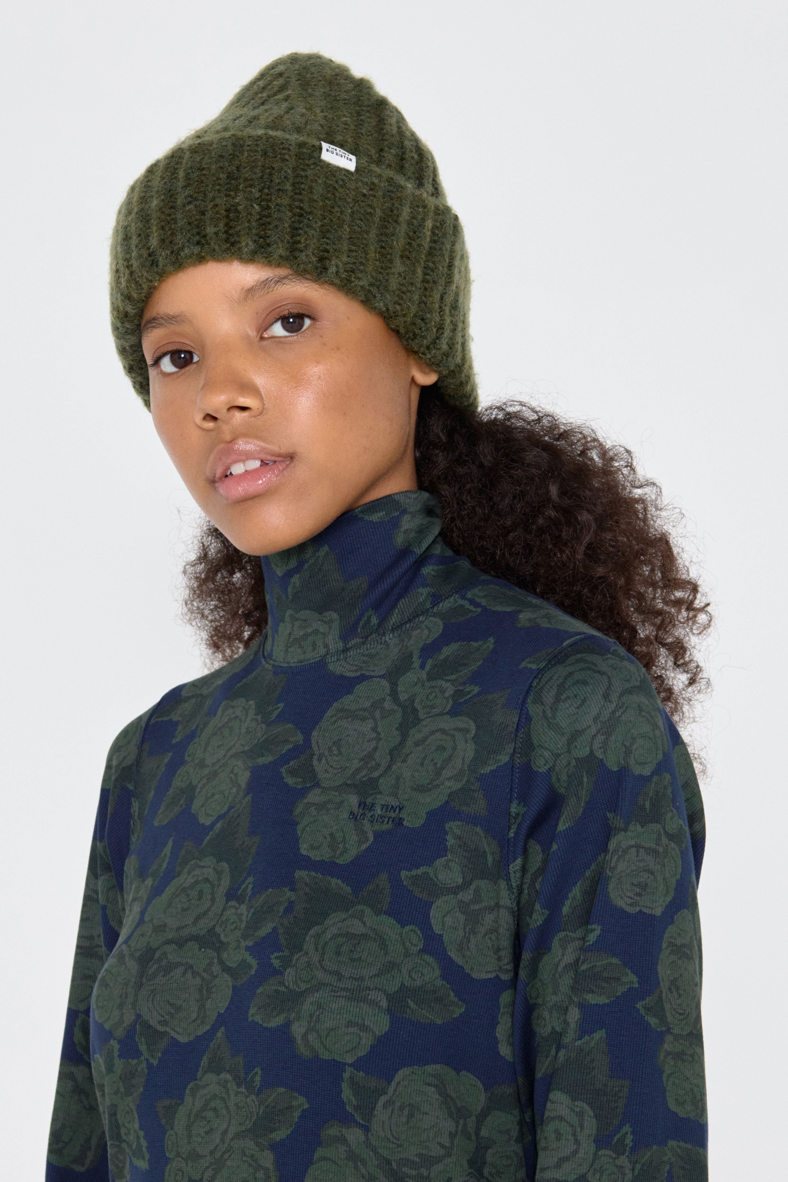 ROSES TURTLENECK DRESS