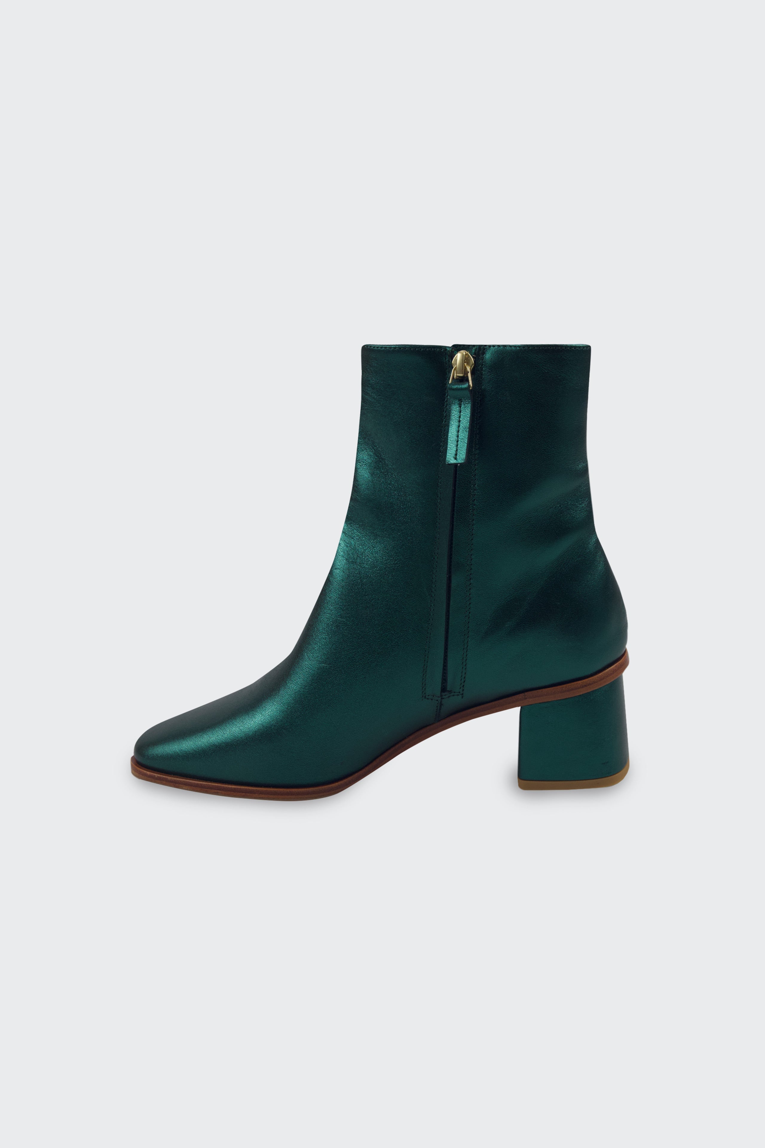 BOTAS TACÓN METALIZADO