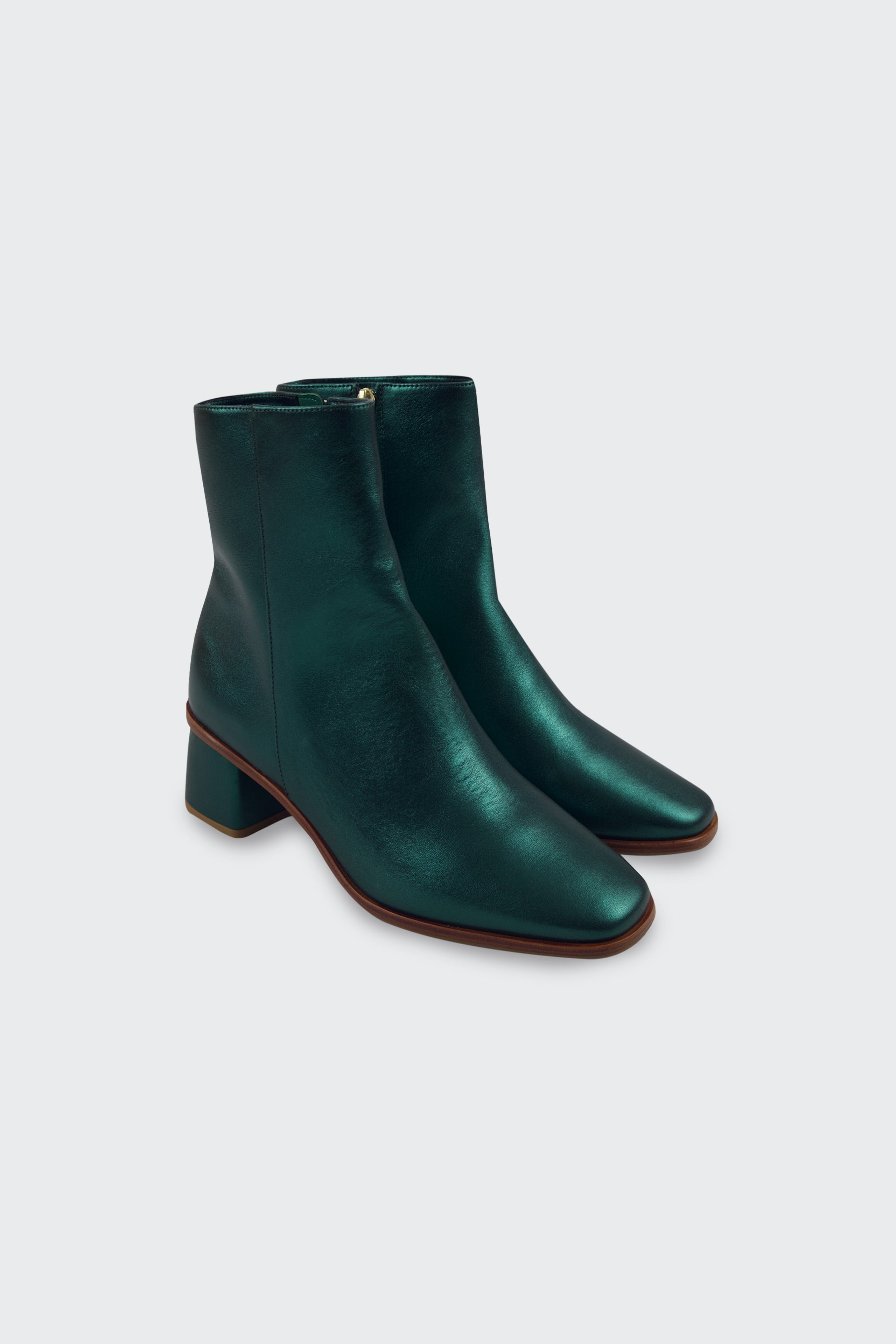 BOTAS TACÓN METALIZADO
