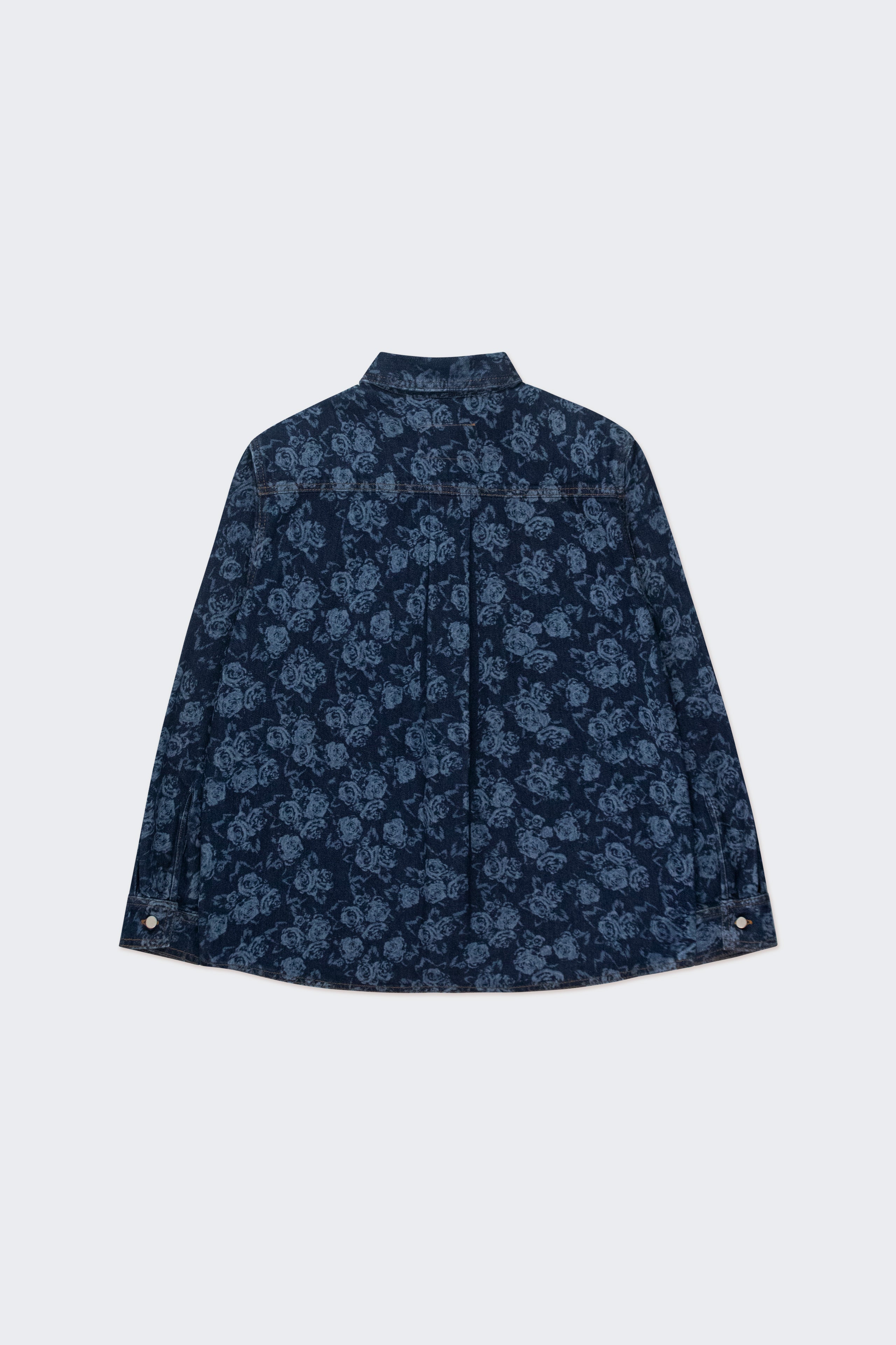 CAMISA DENIM ROSAS