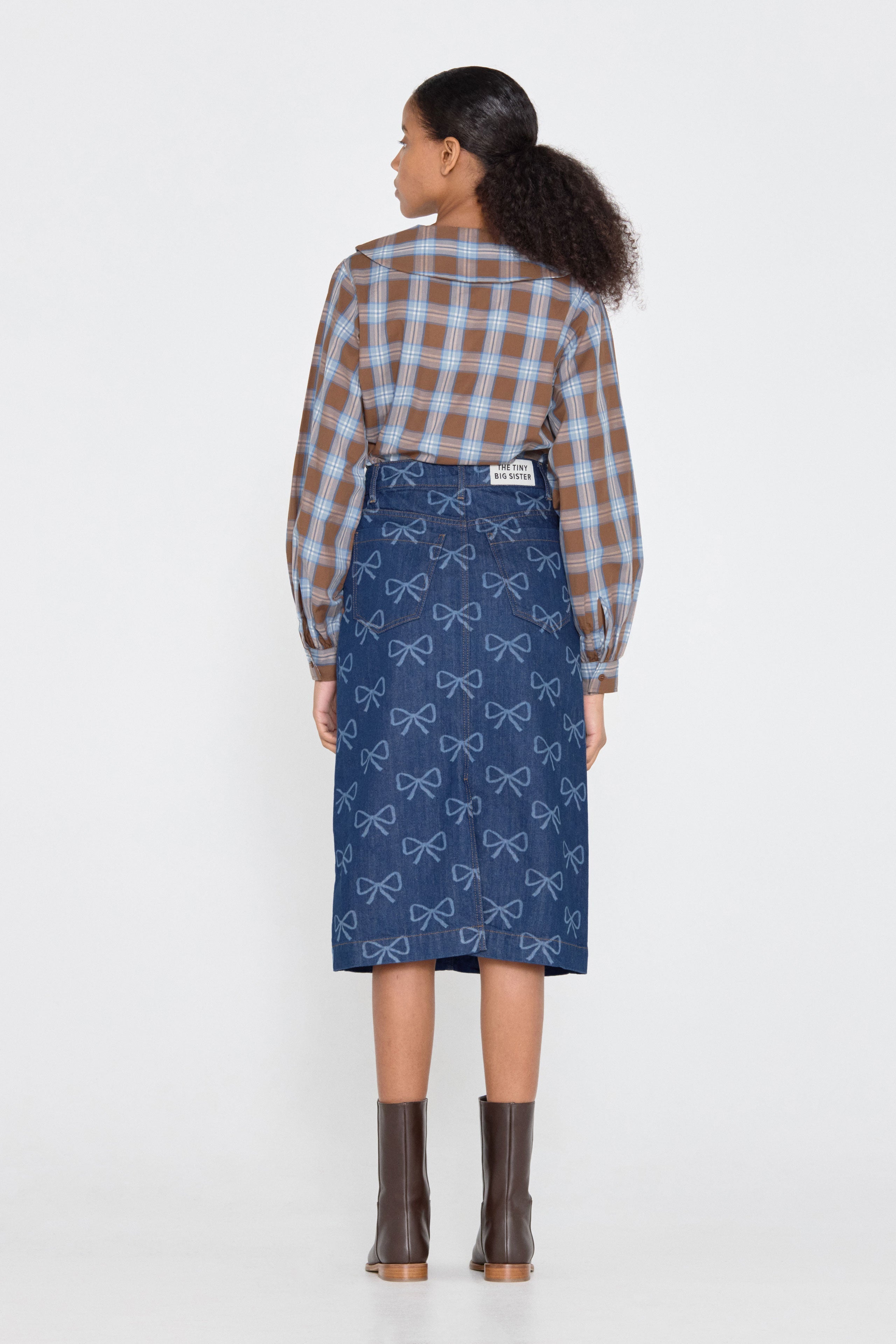 ABOTONADO CHECK BLUSA