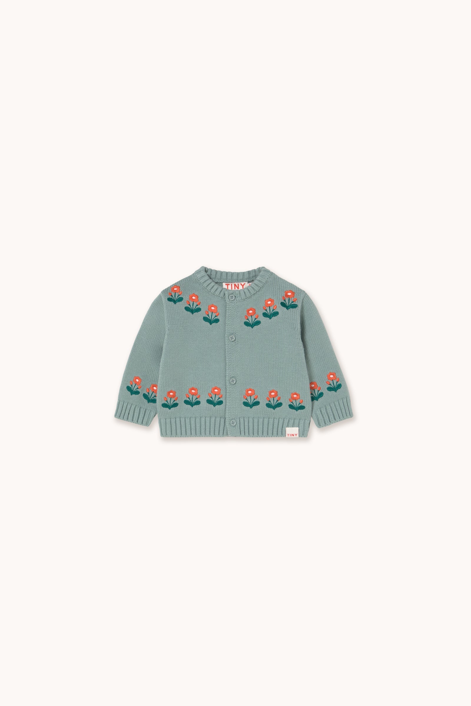 STRICKJACKE BABY FLOWERS