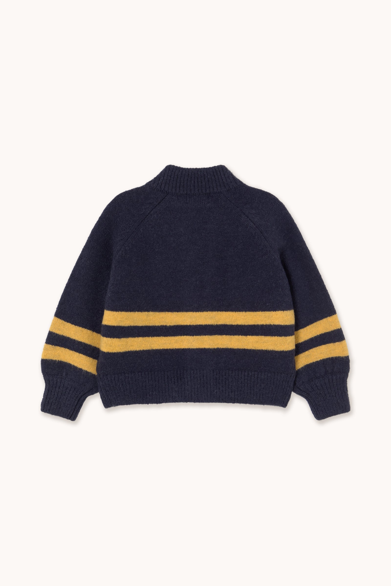RAGLAN-STRICKJACKE MIT STEHKRAGEN