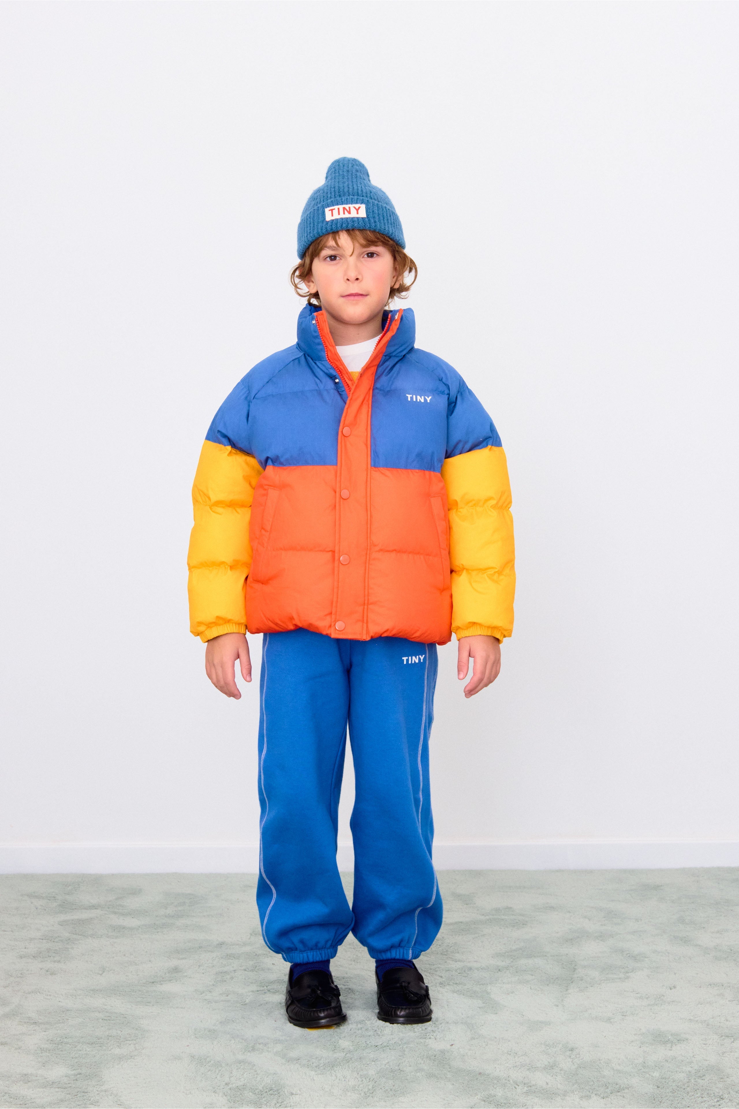 KURZE STEPPJACKE COLOR BLOCK