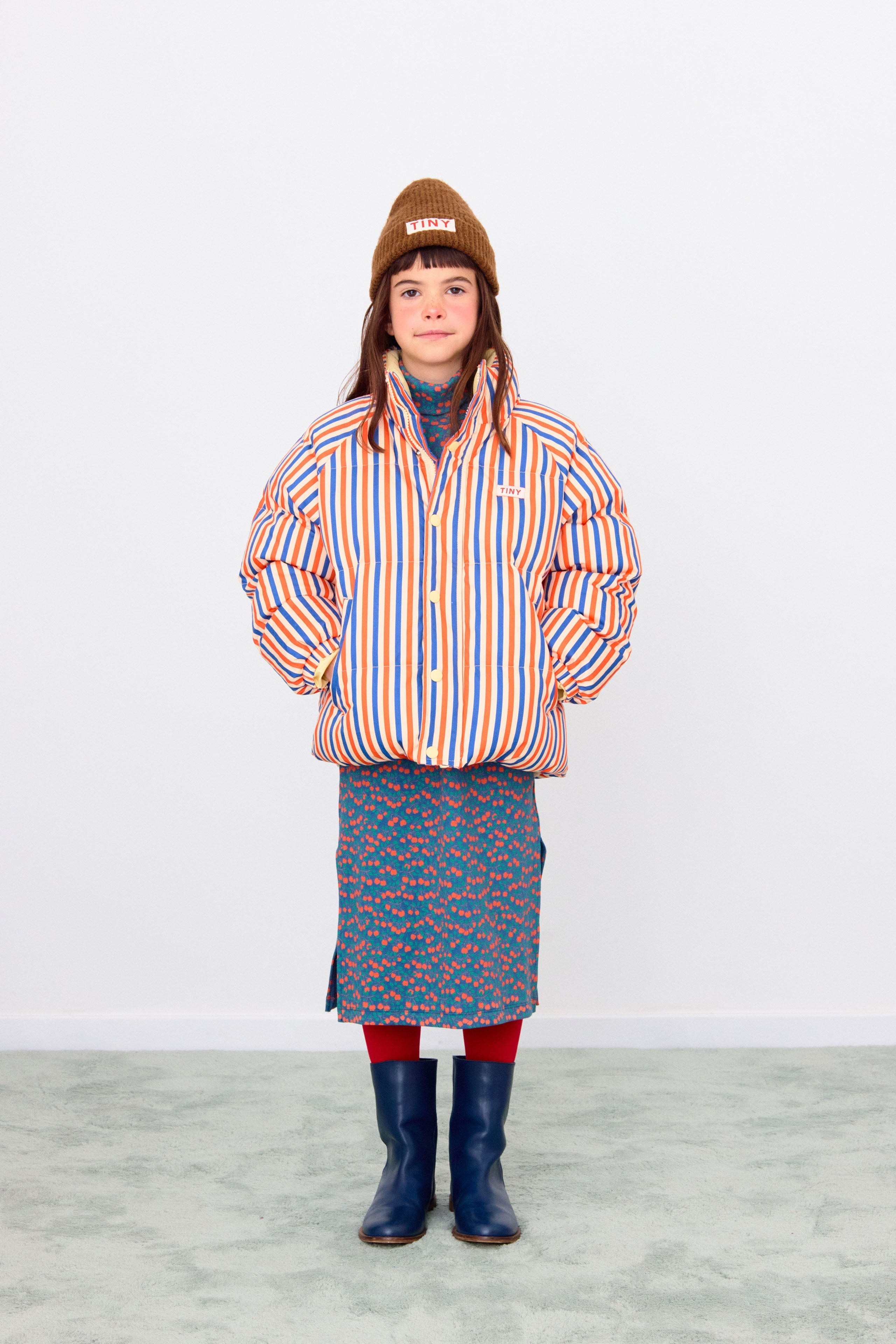 KURZE STEPPJACKE STRIPES