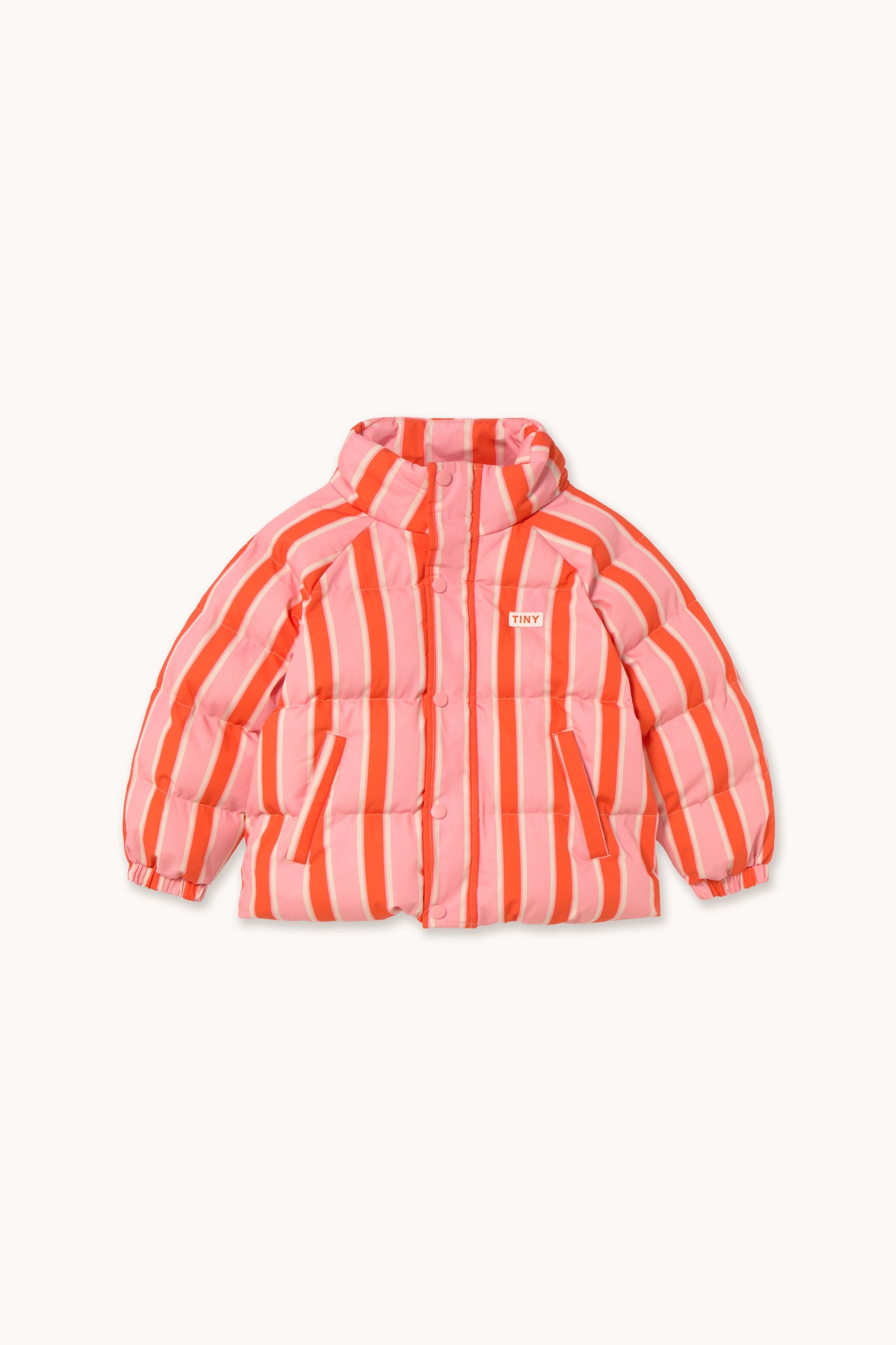 KURZE STEPPJACKE RETRO STRIPES