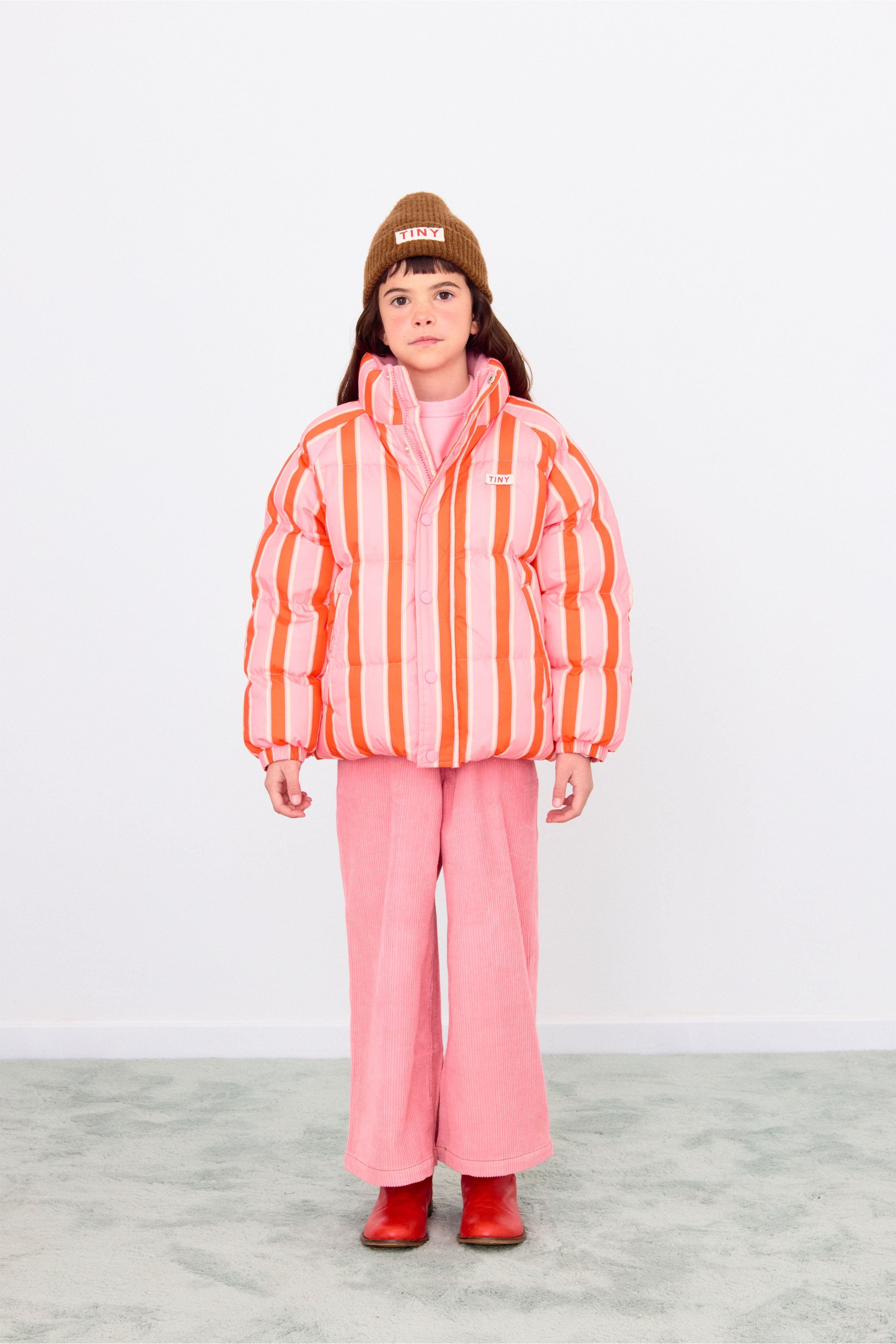 KURZE STEPPJACKE RETRO STRIPES