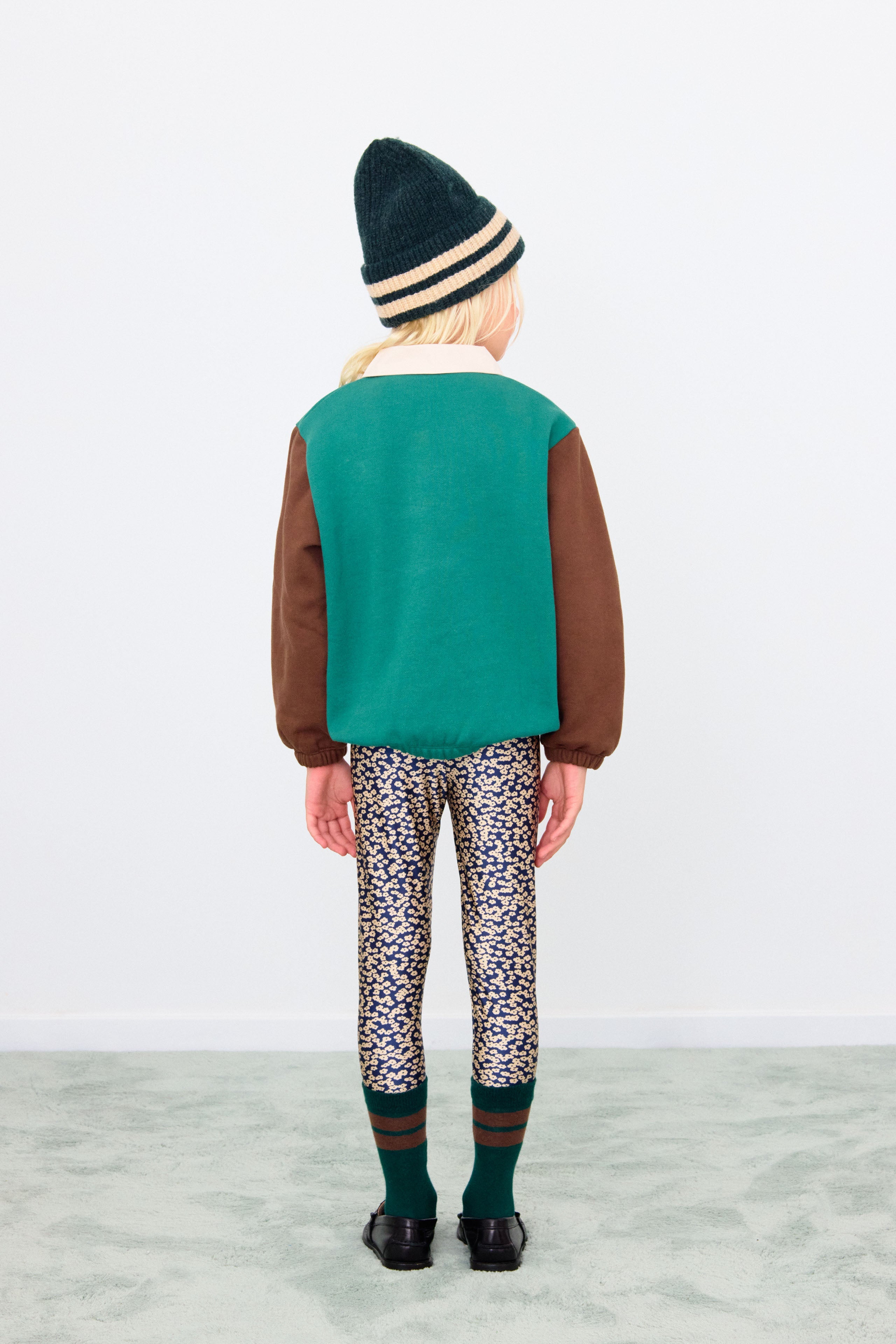 T-SHIRT MIT POLOKRAGEN COLOR BLOCK