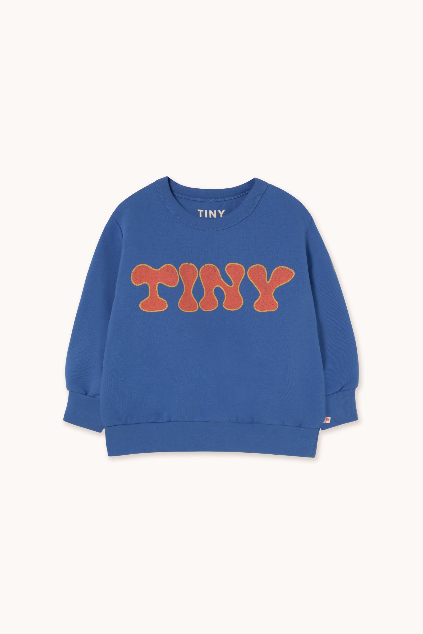 SWEATSHIRT RED GRAFISCH TINY WAVES