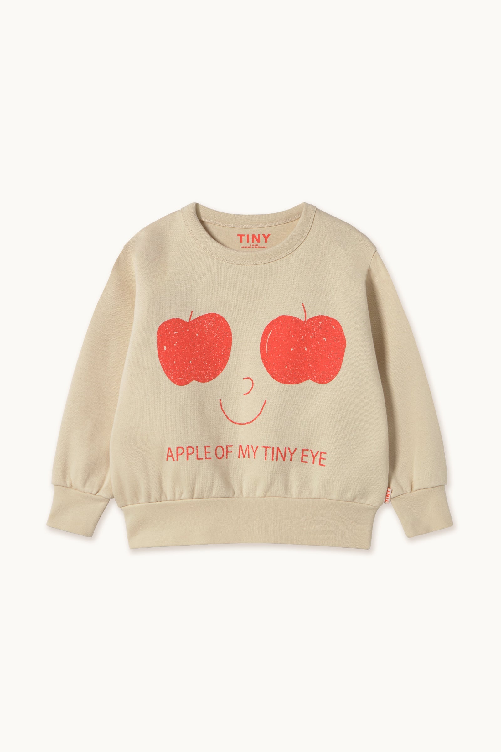 SWEATSHIRT APPLES EYES GRAPHIC