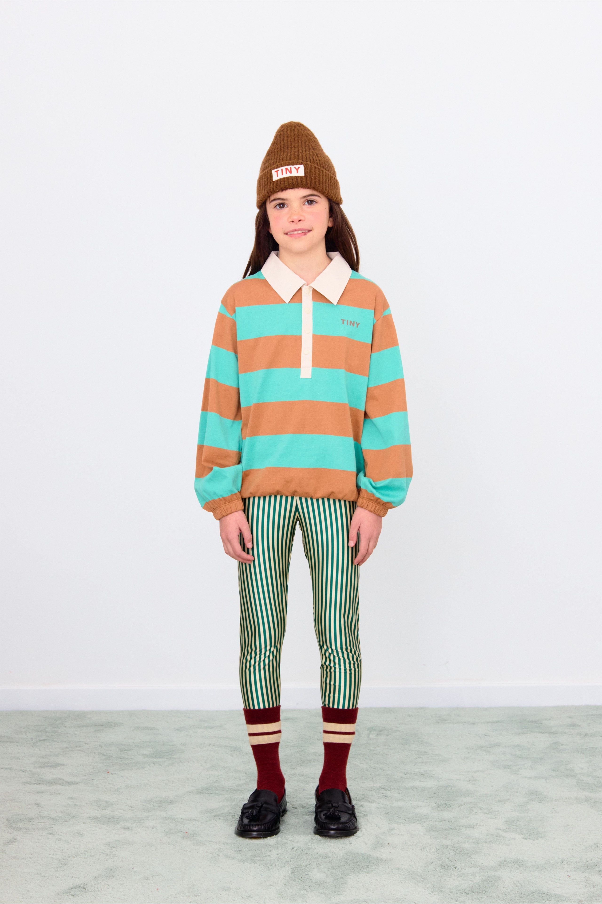 GLÄNZENDE LEGGINGS STRIPES