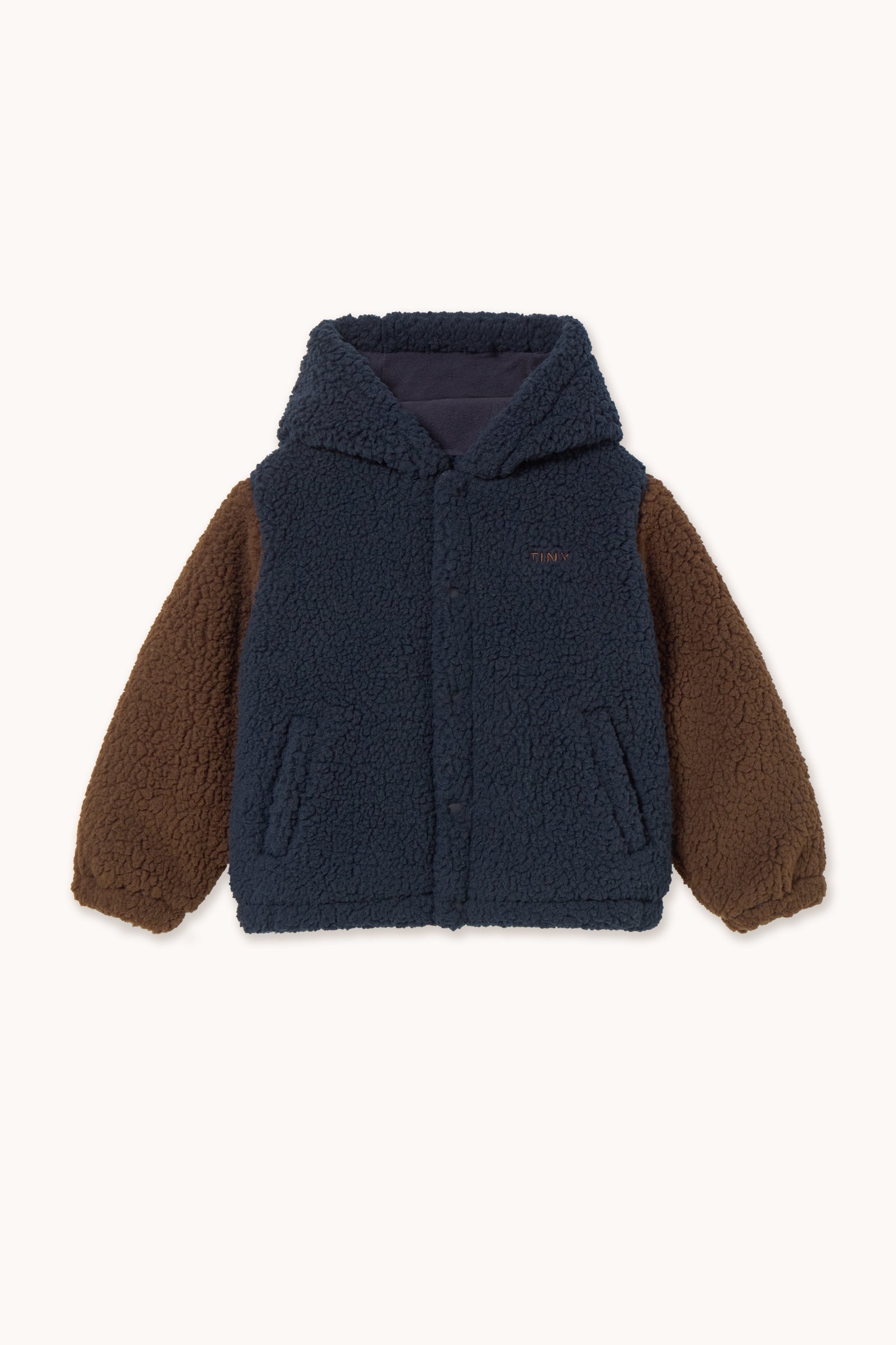 HOODIE POLAR SHERPA COLOR BLOCK