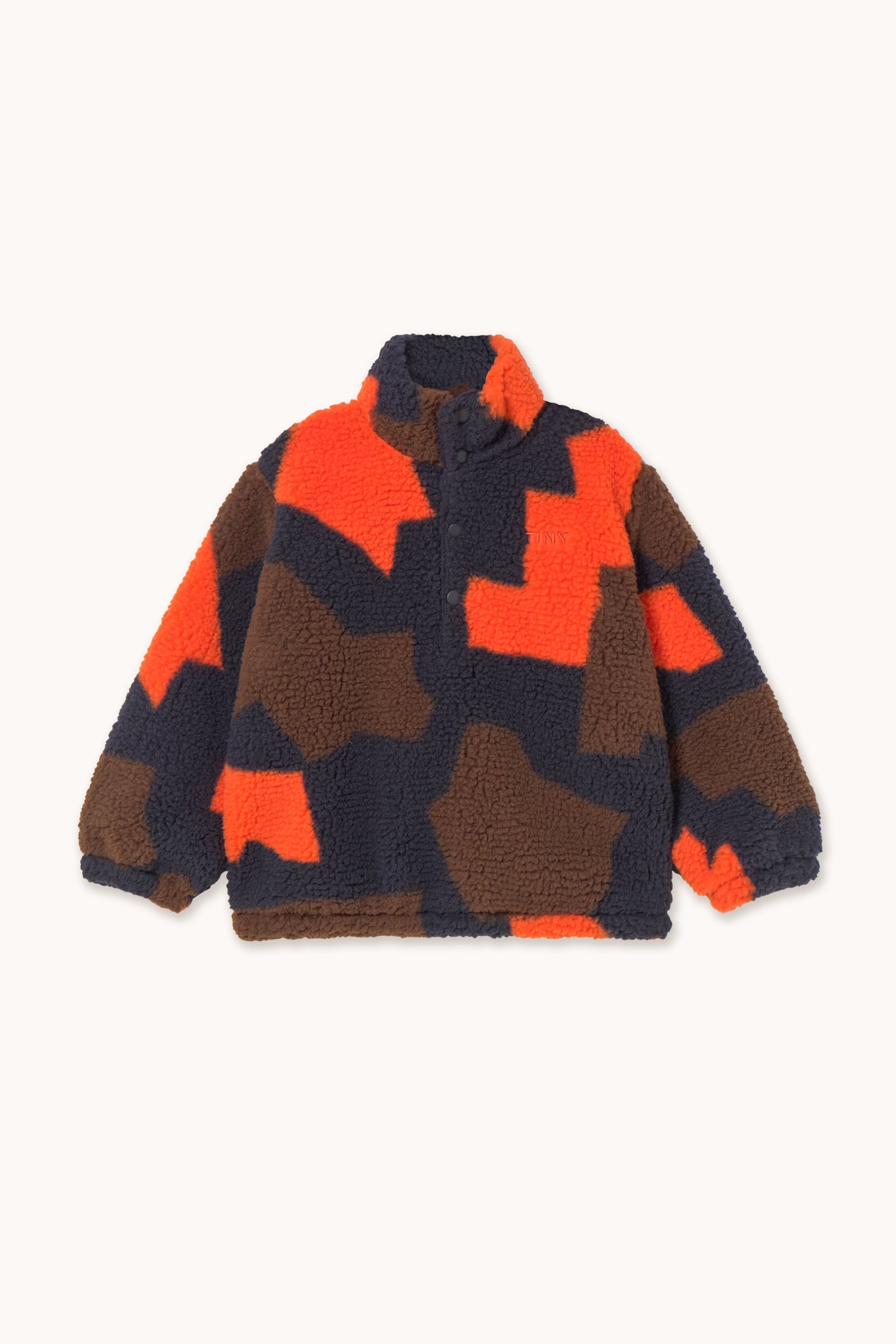 SWEATSHIRT ABSTRACT SHERPA