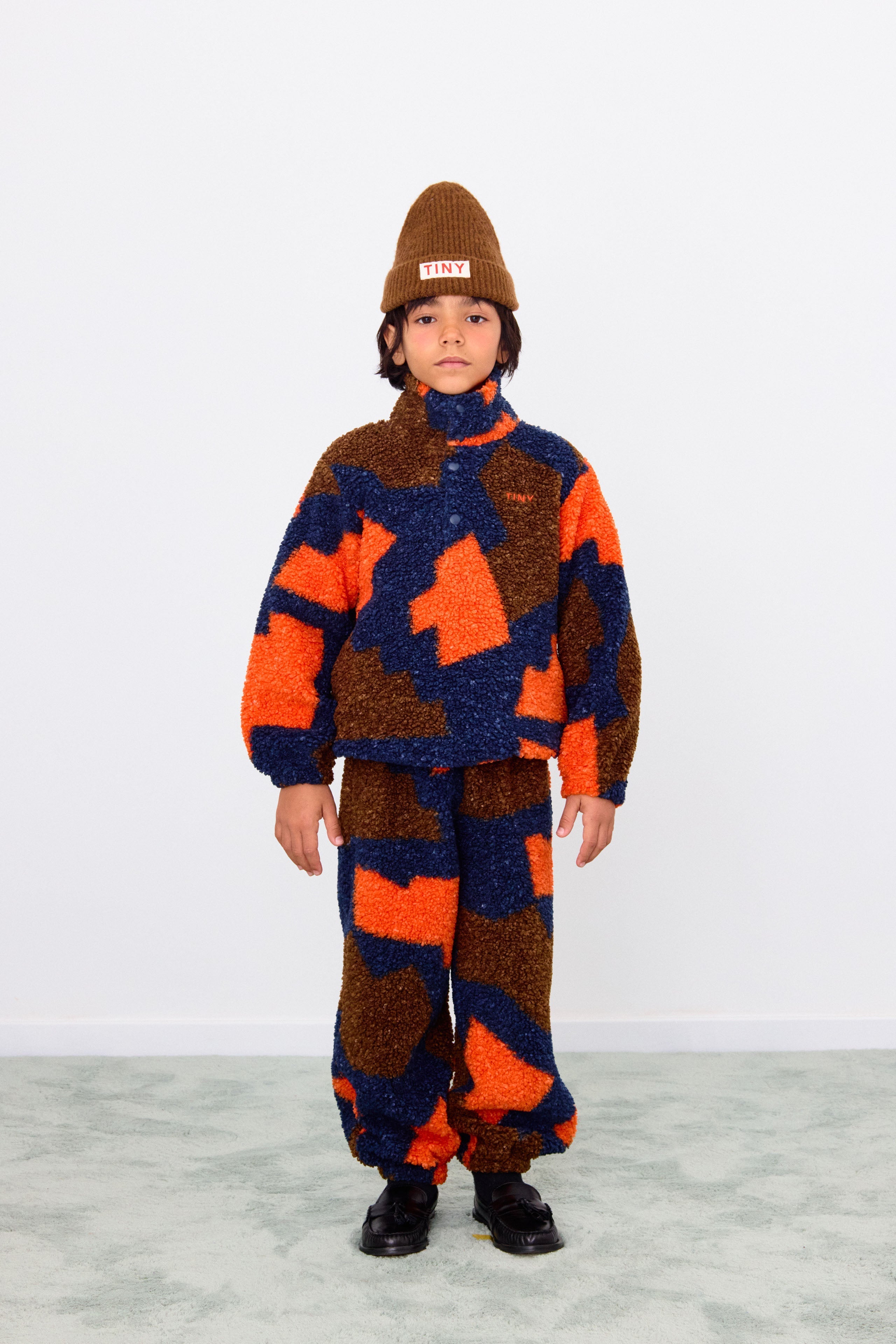 SWEATSHIRT ABSTRACT SHERPA