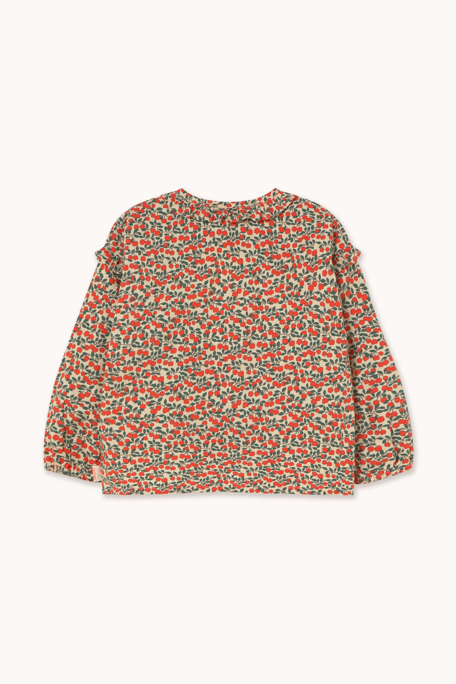 BLUSE MIT RÜSCHEN MINI APPLES