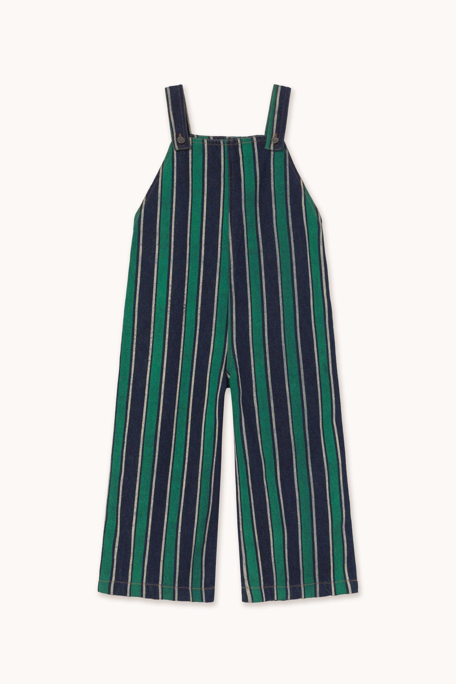 DENIM-LATZHOSE RETRO STRIPES