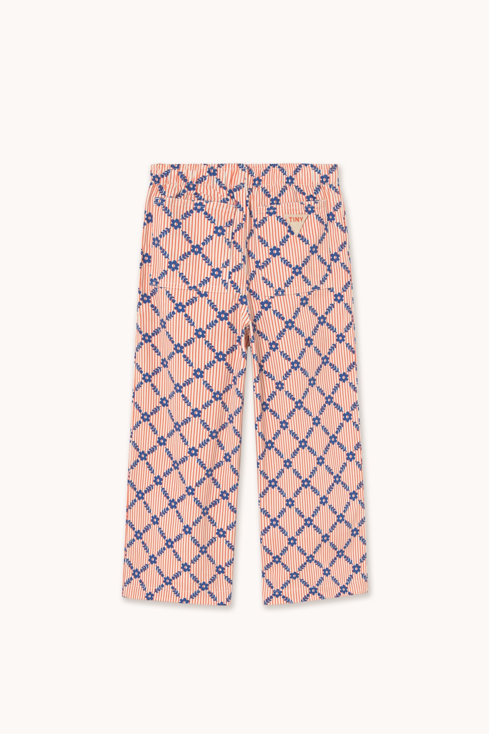 HOSE GRID WOVEN FLOWER