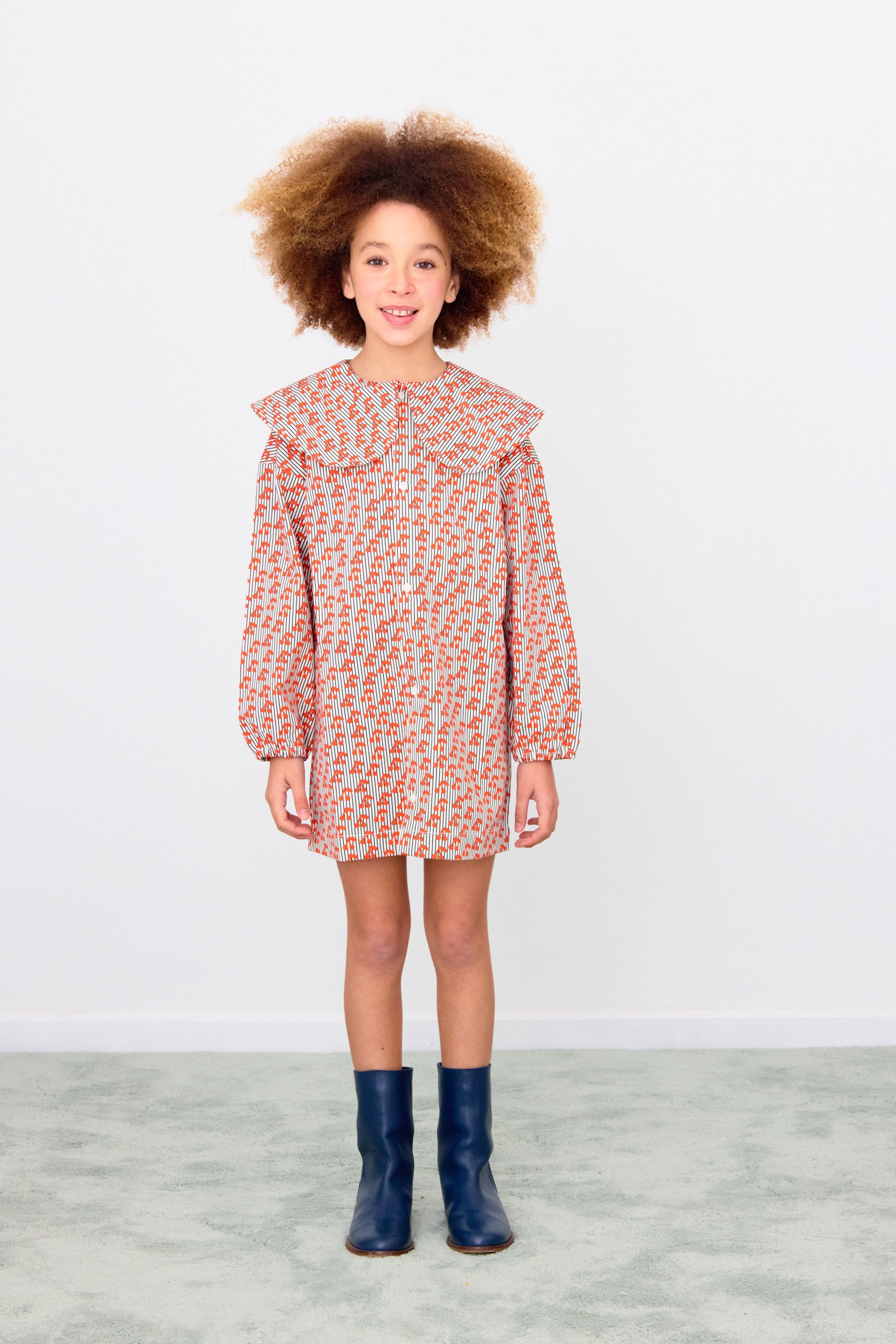 KLEID WOVEN CHERRIES