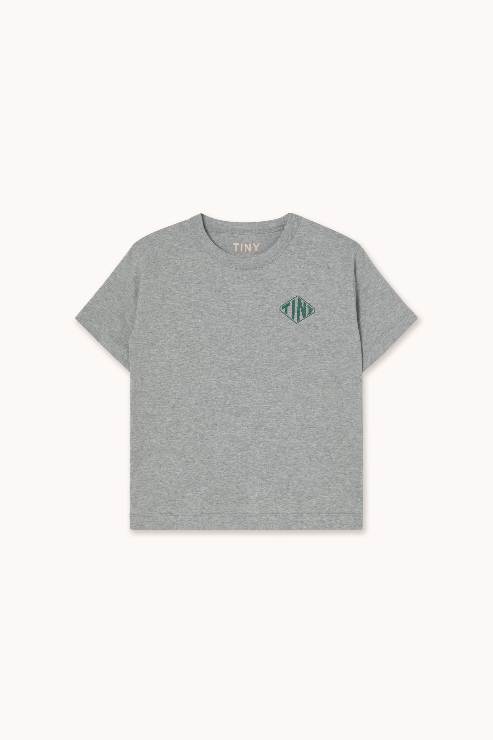 T-SHIRT MELANGE GRAFISCH DIAMOND