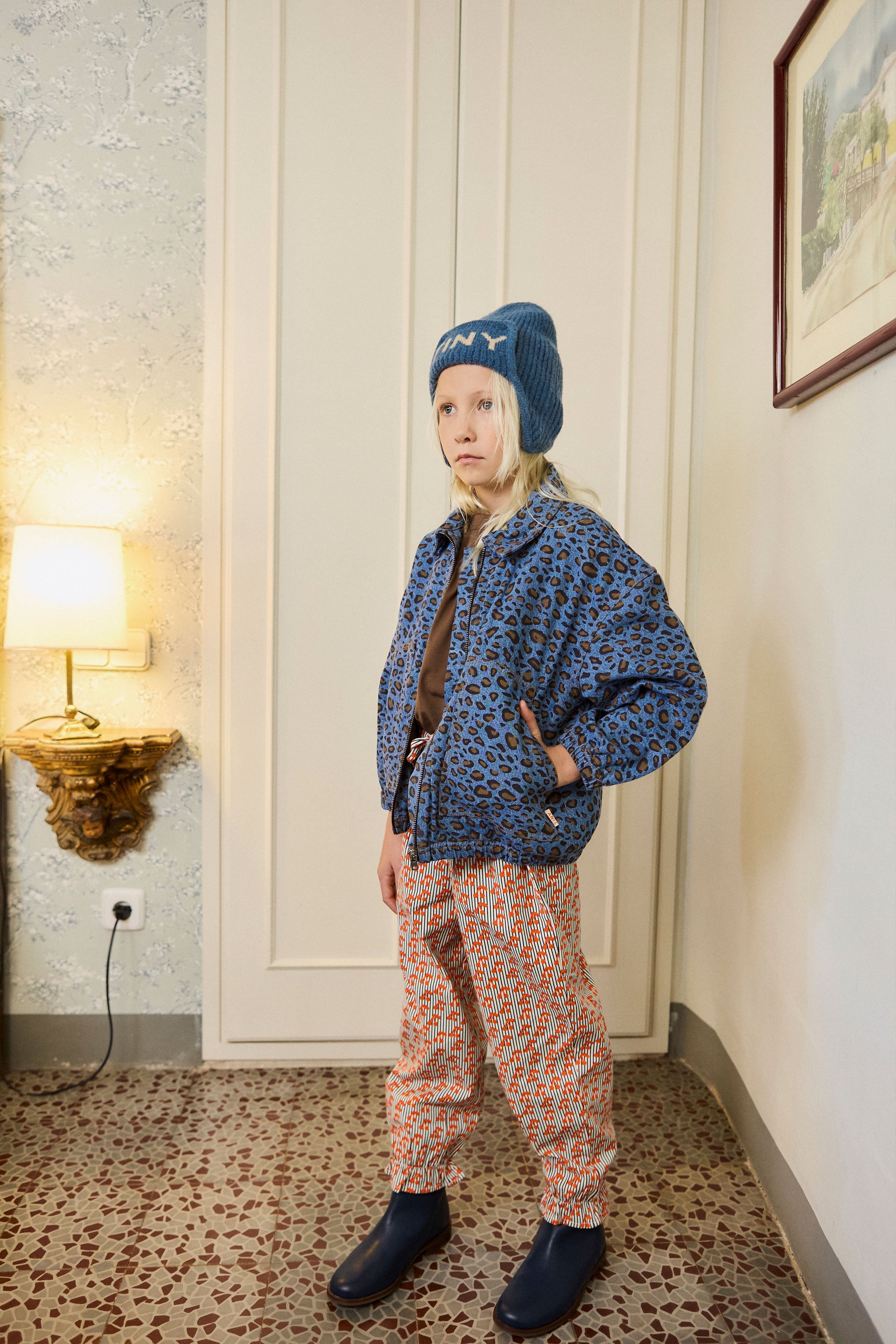 JEANSJACKE ANIMAL PRINT