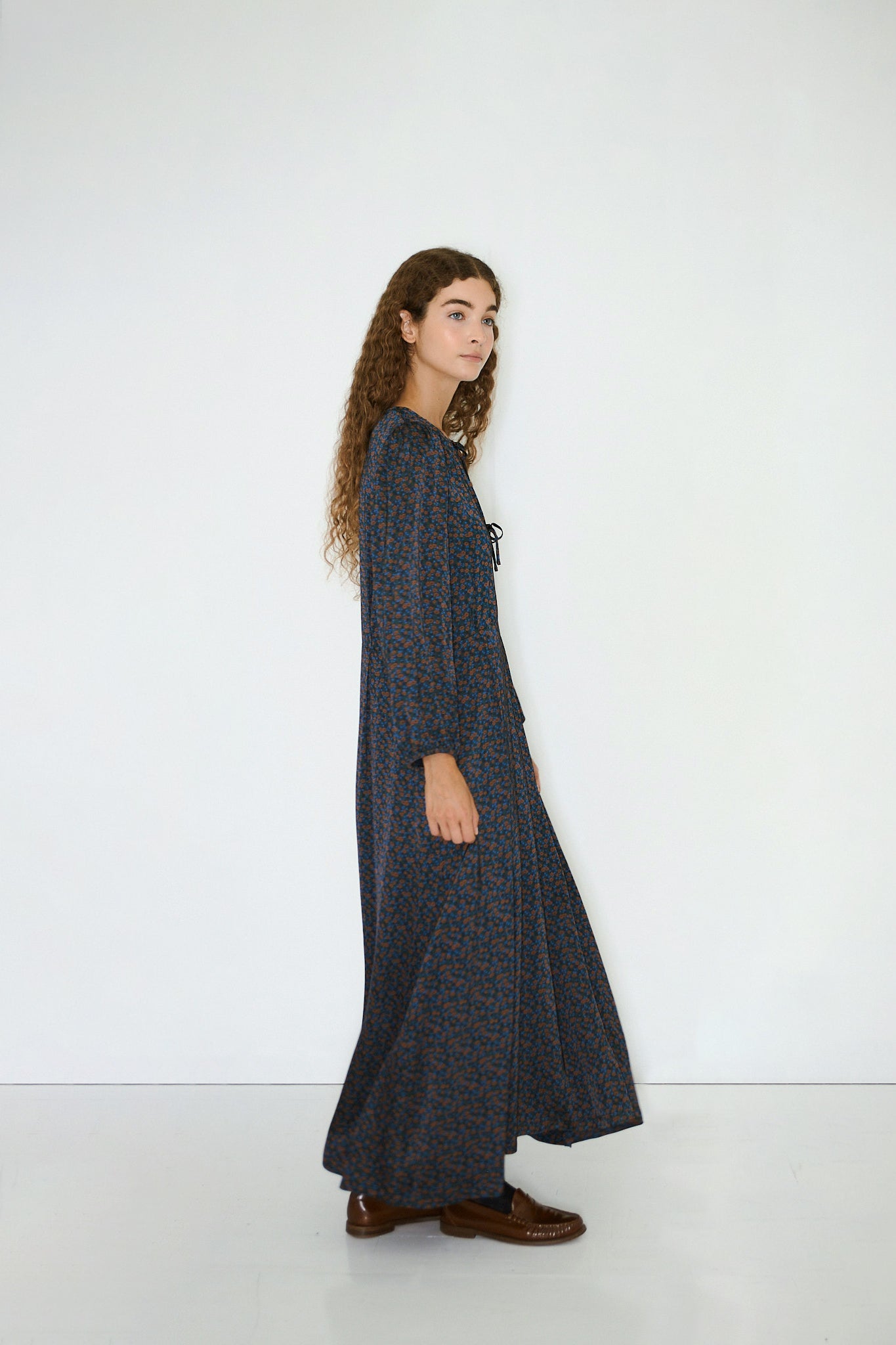 MIDI-KLEID SMALL FLOWERS