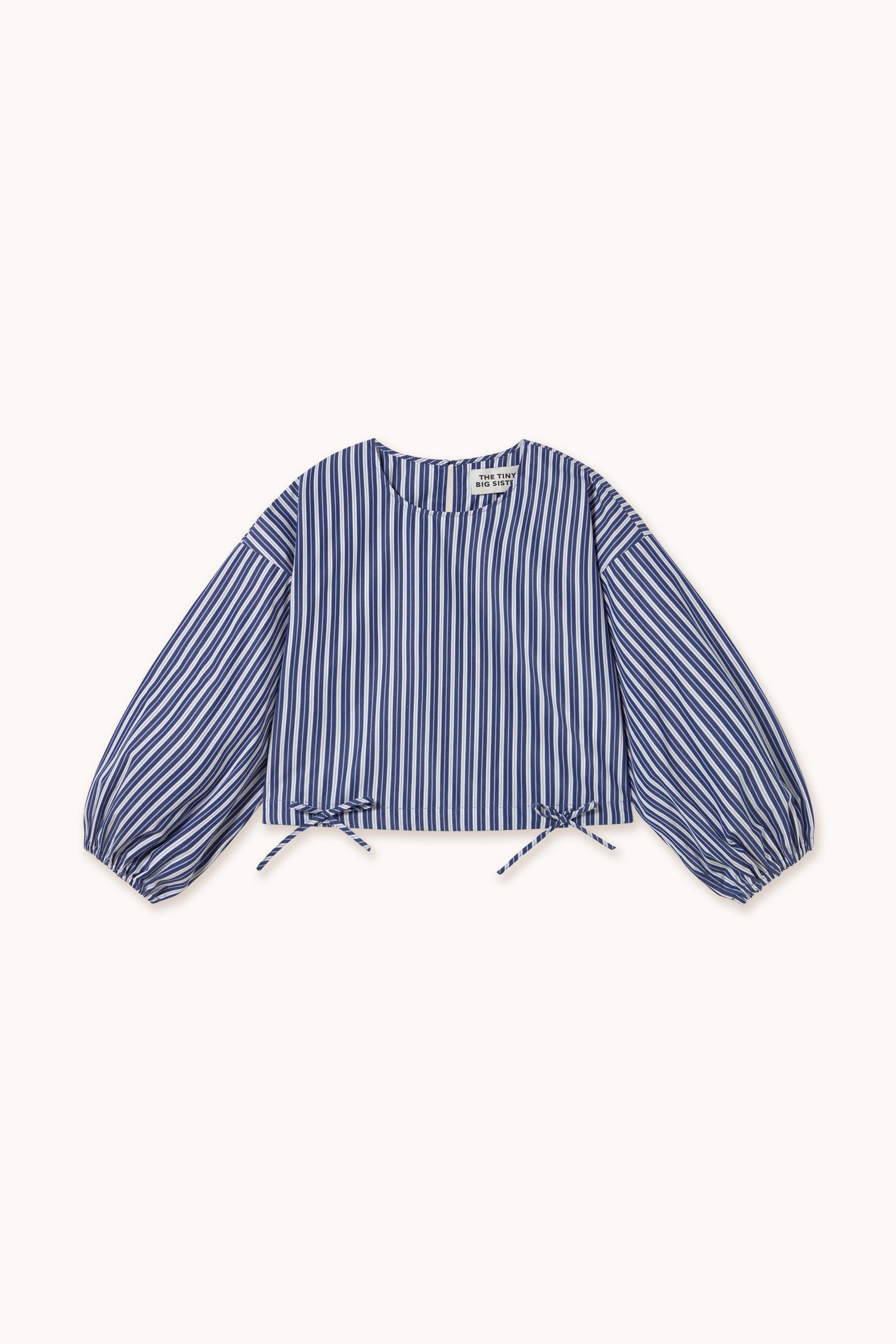 BLUSE GESTREIFT PUFFÄRMEL
