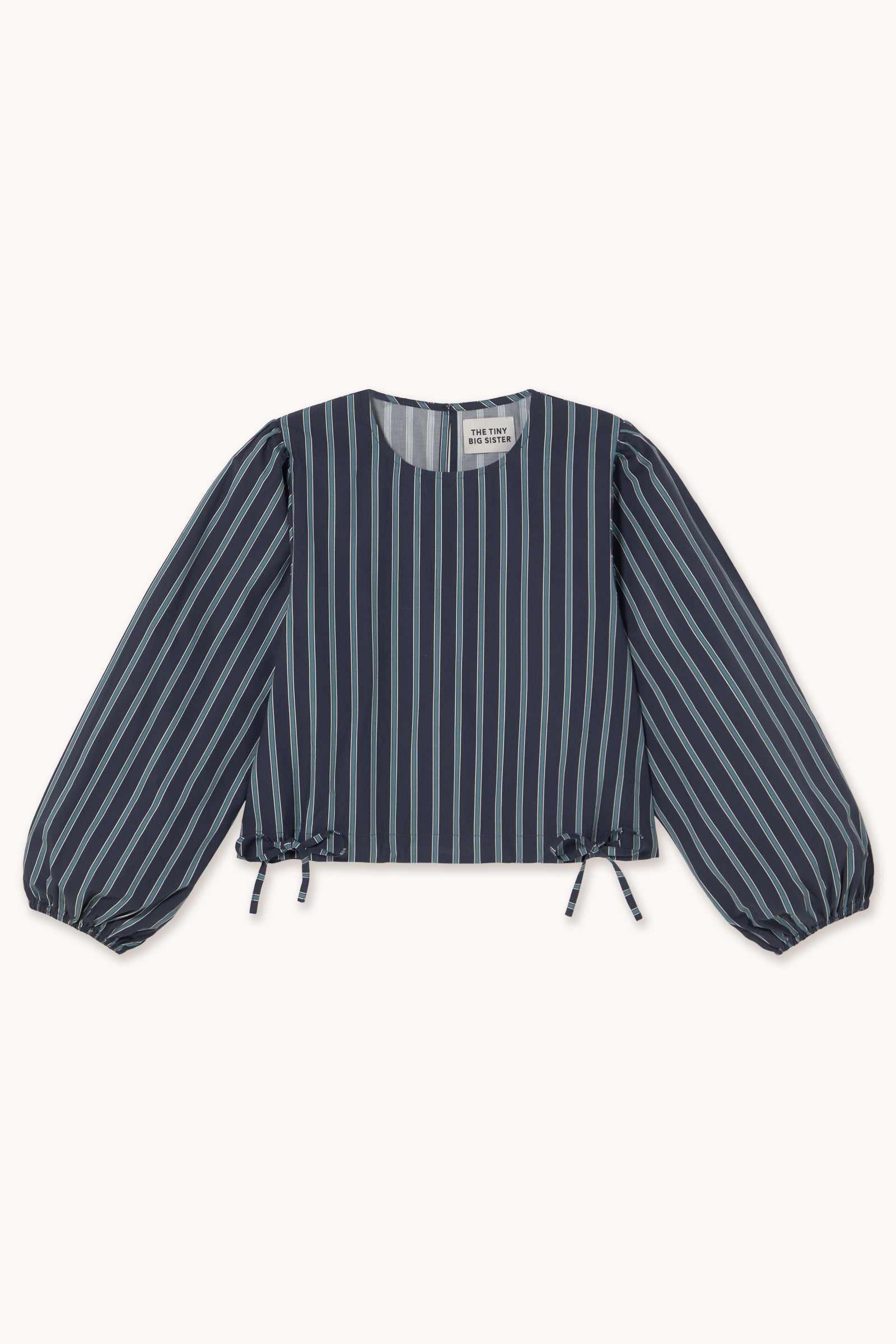 BLUSE GESTREIFT PUFFÄRMEL