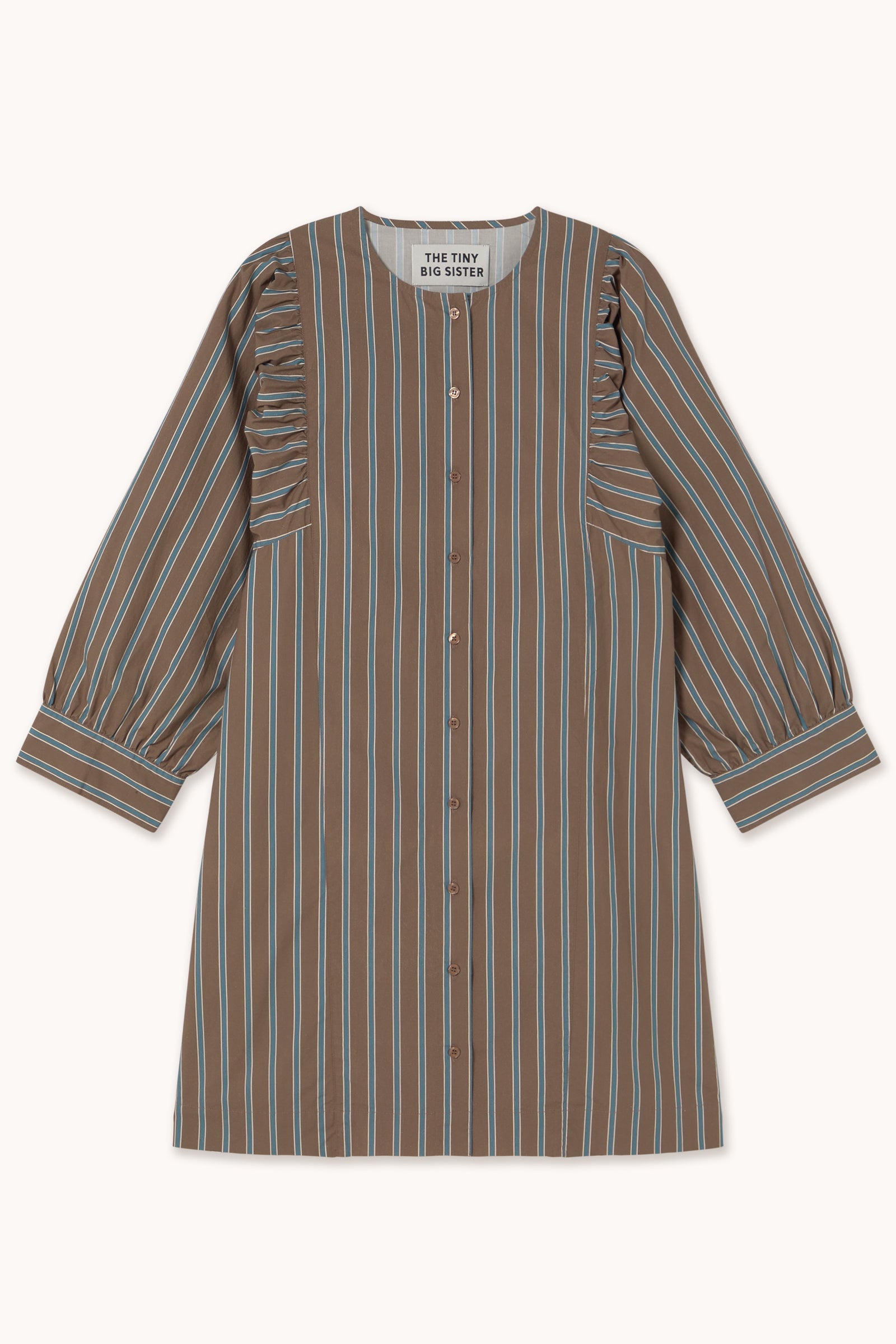 GESTREIFTES MINI-KLEID