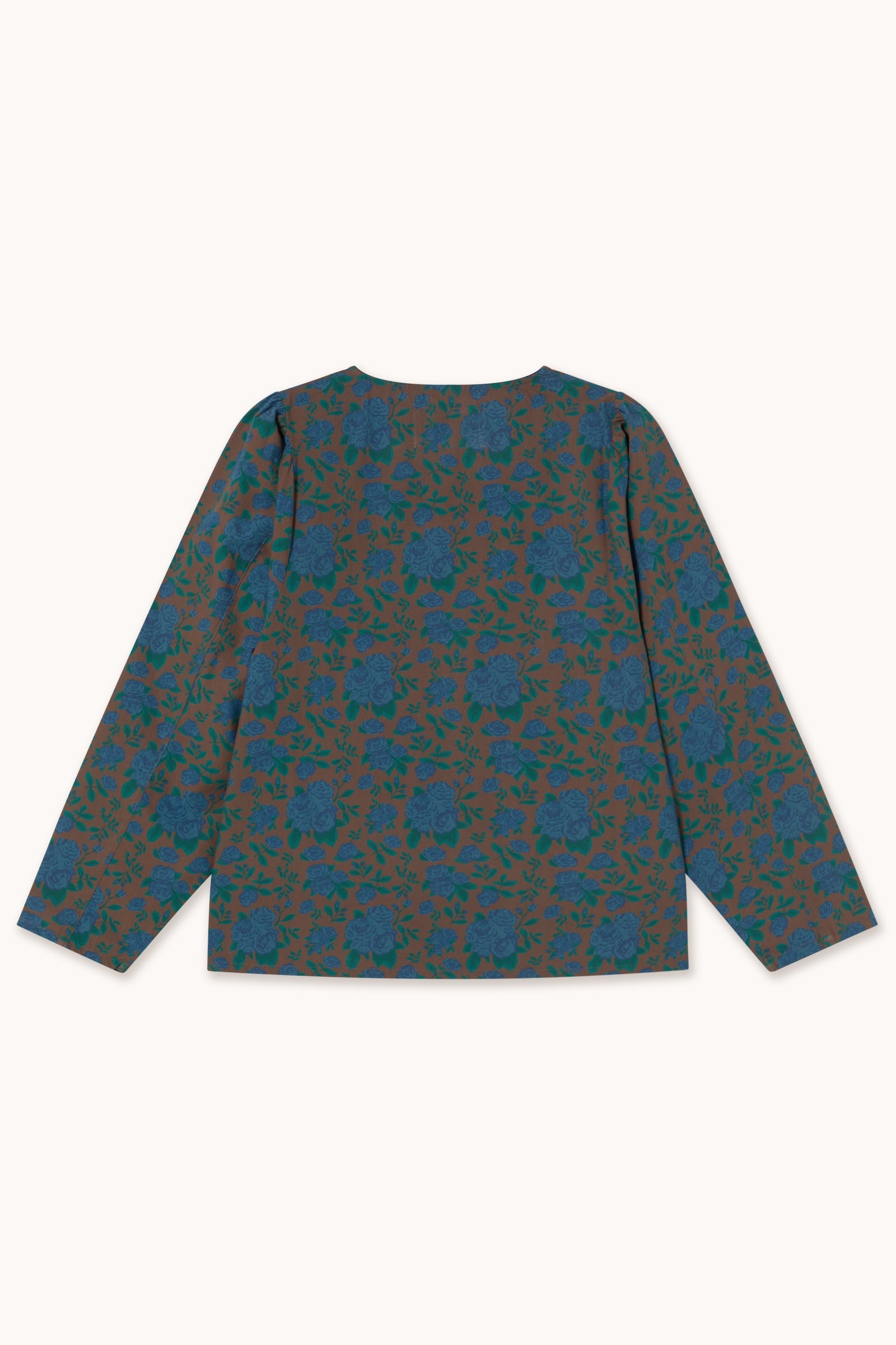 BLUSE V-AUSSCHNITT ROSES