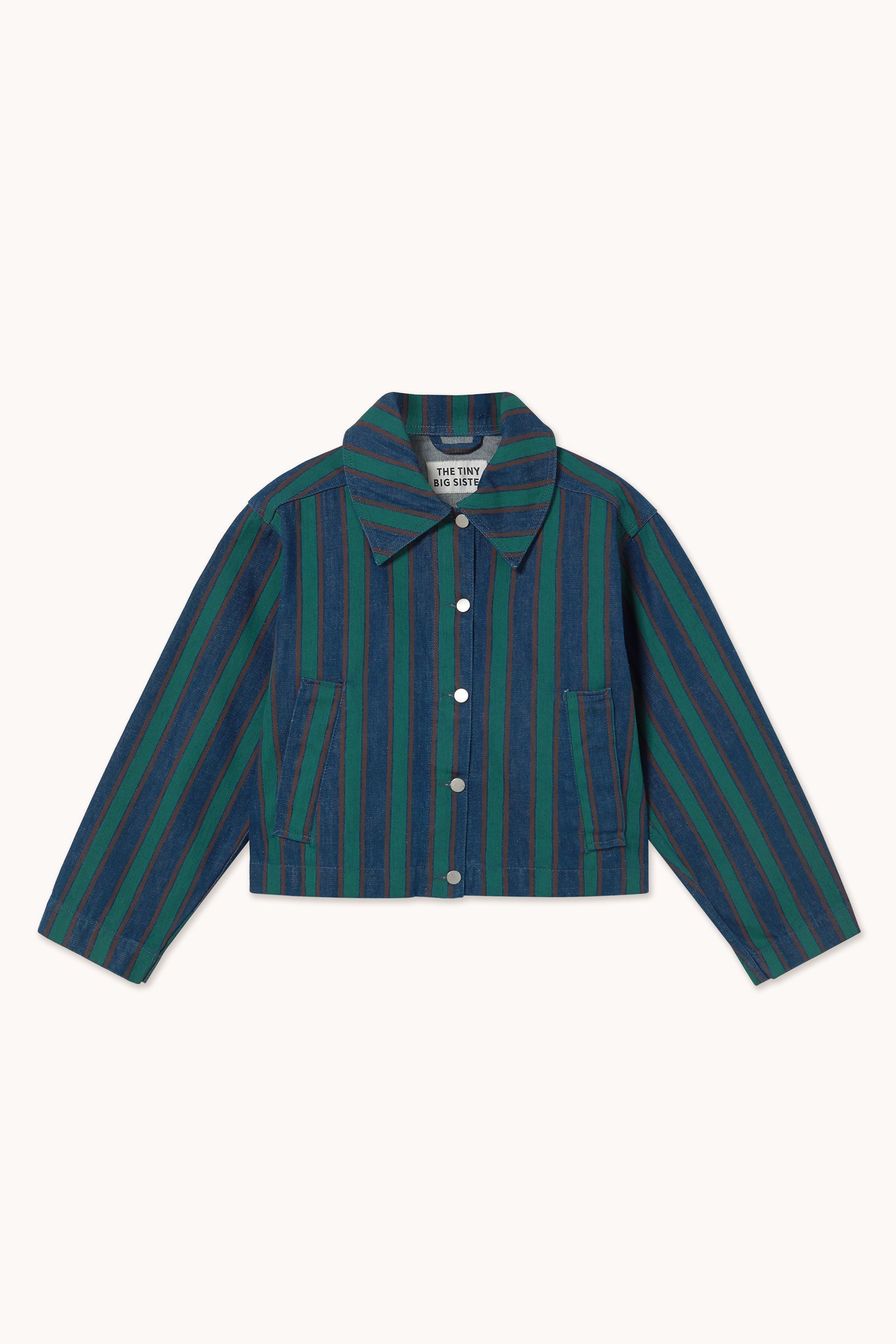 GESTREIFTE BOXY-JACKE