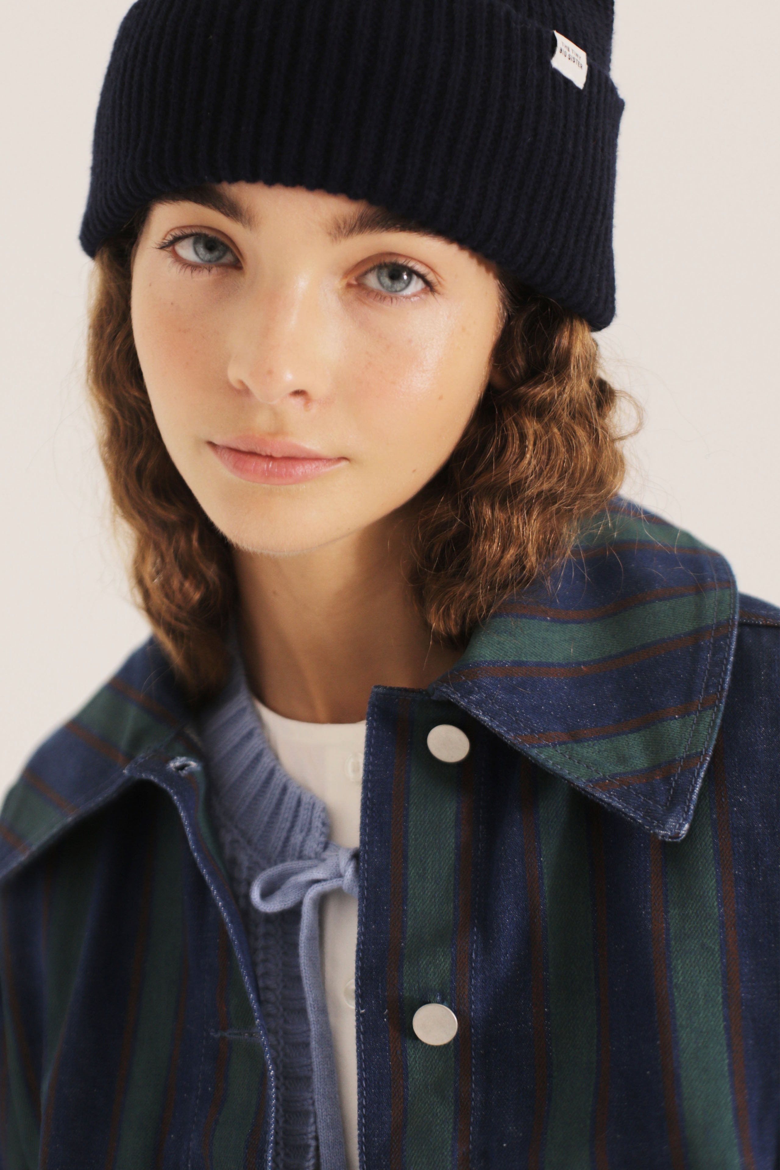 GESTREIFTE BOXY-JACKE