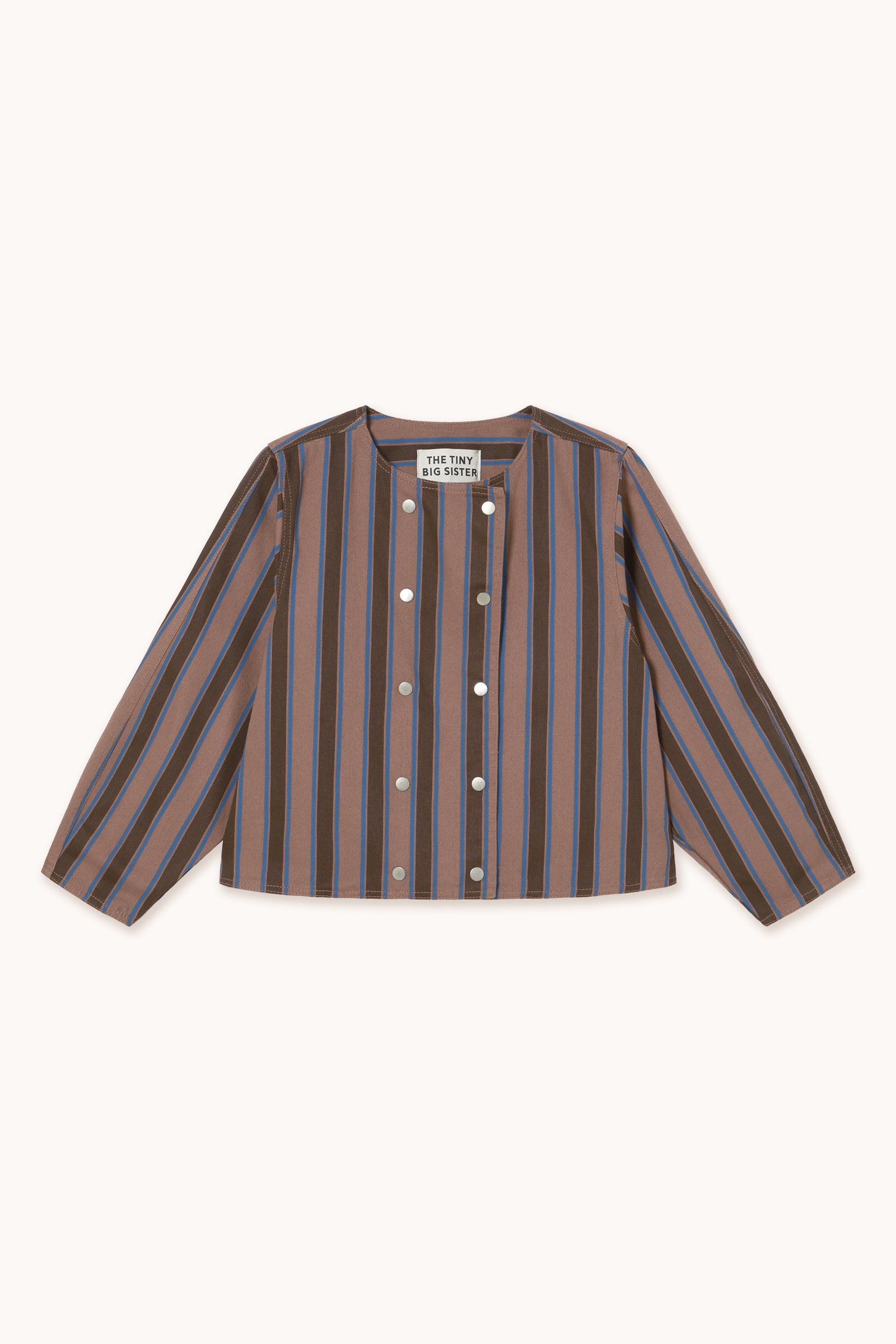 JACKE GESTREIFT TWILL