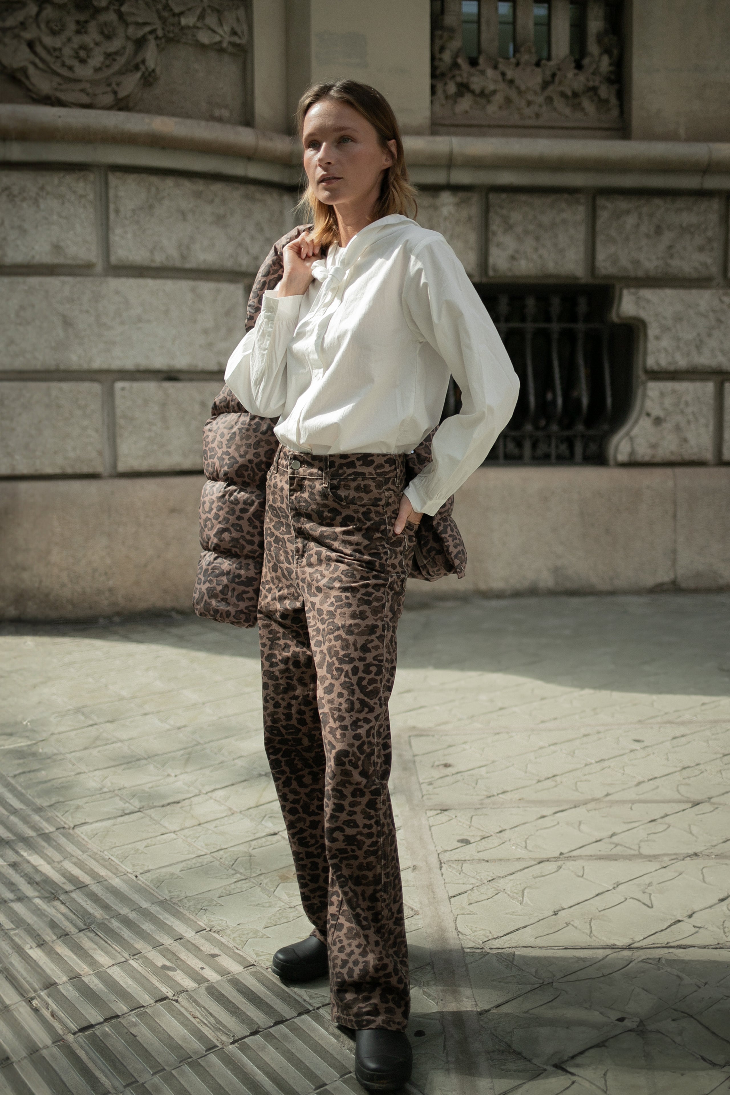 DENIM BERTA LANG ANIMAL PRINT