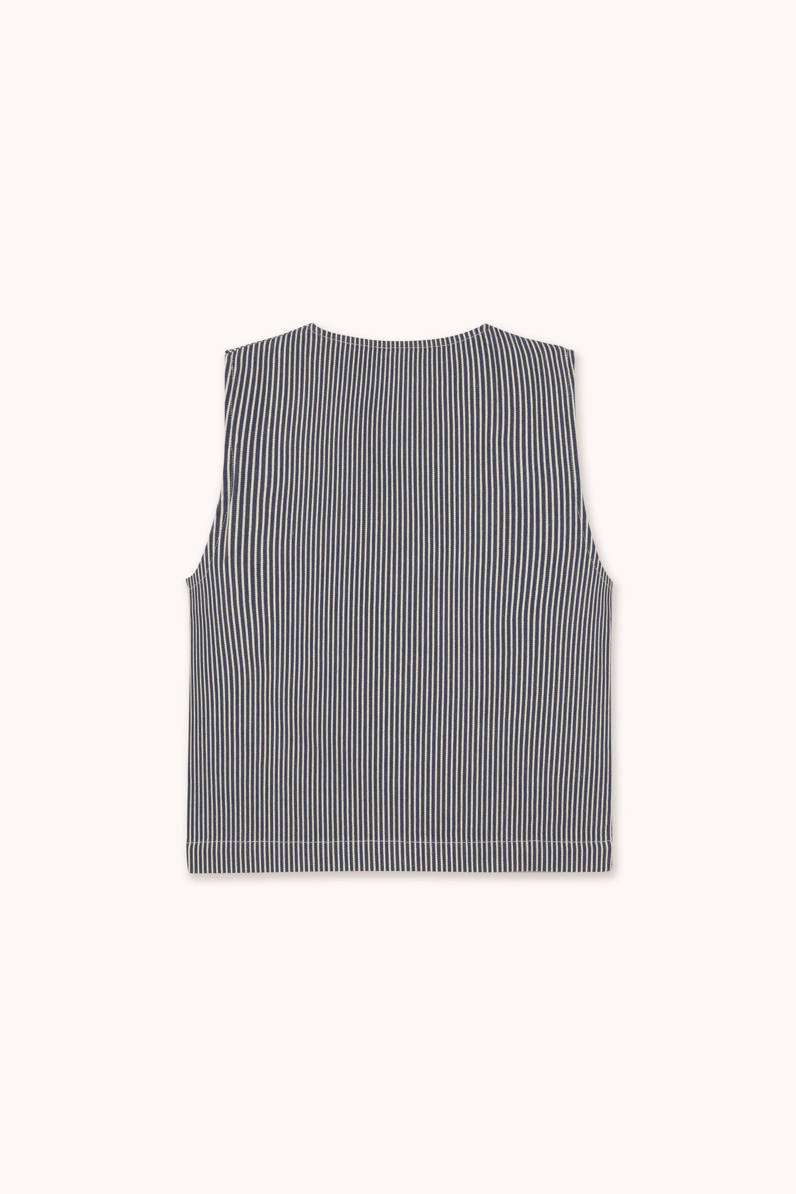 GESTREIFTE TWILL-WESTE