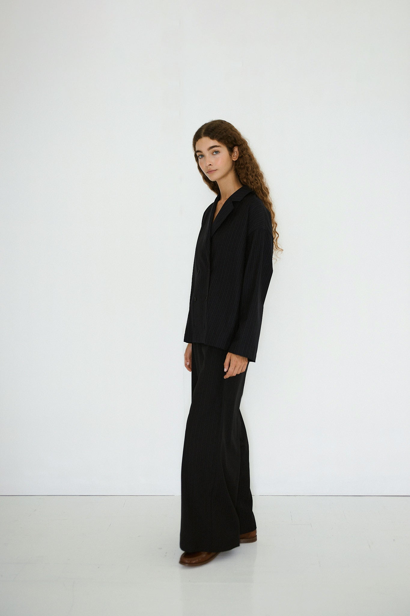 BLUSE GESTREIFT WOOL