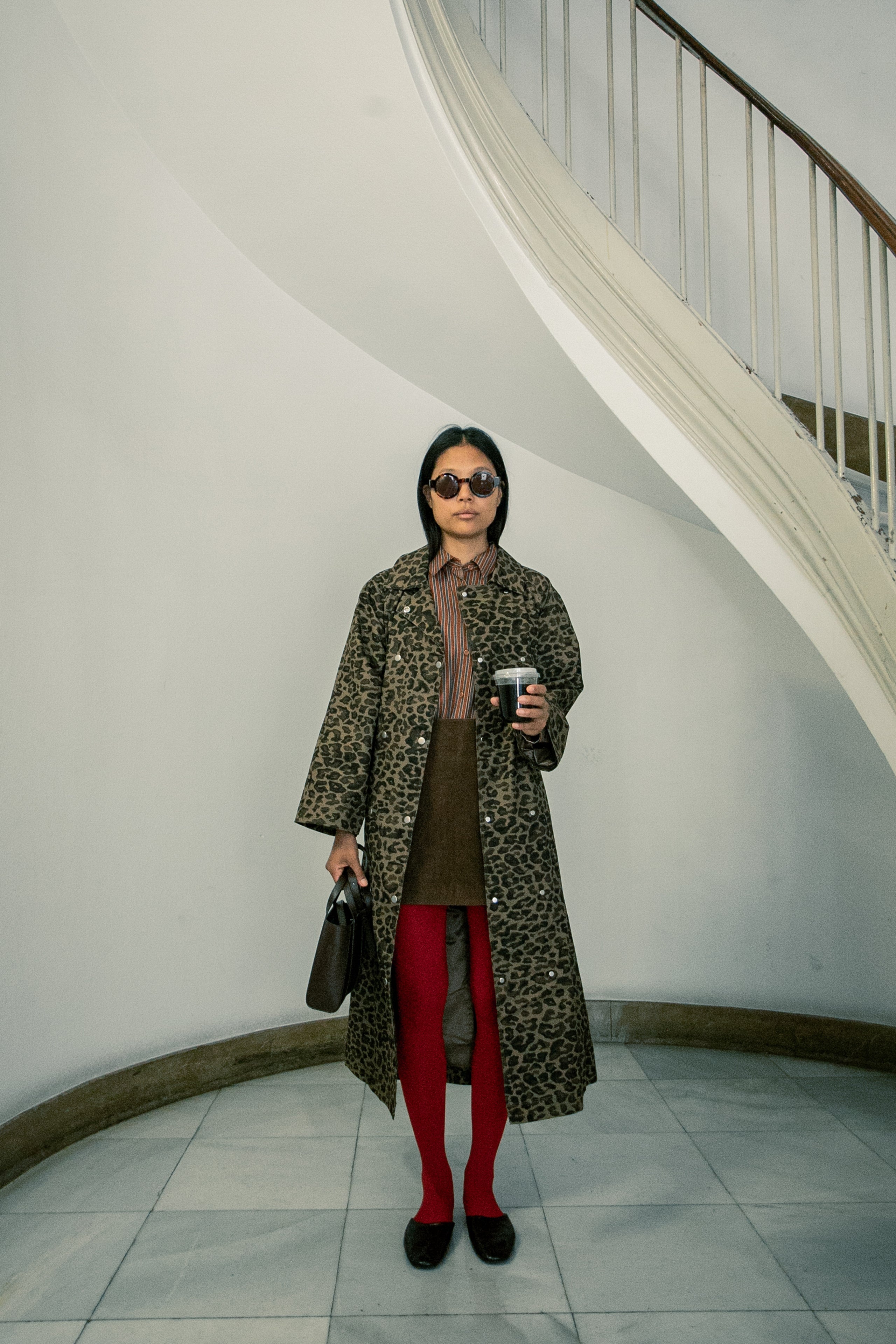 TRENCHCOAT ANIMAL PRINT
