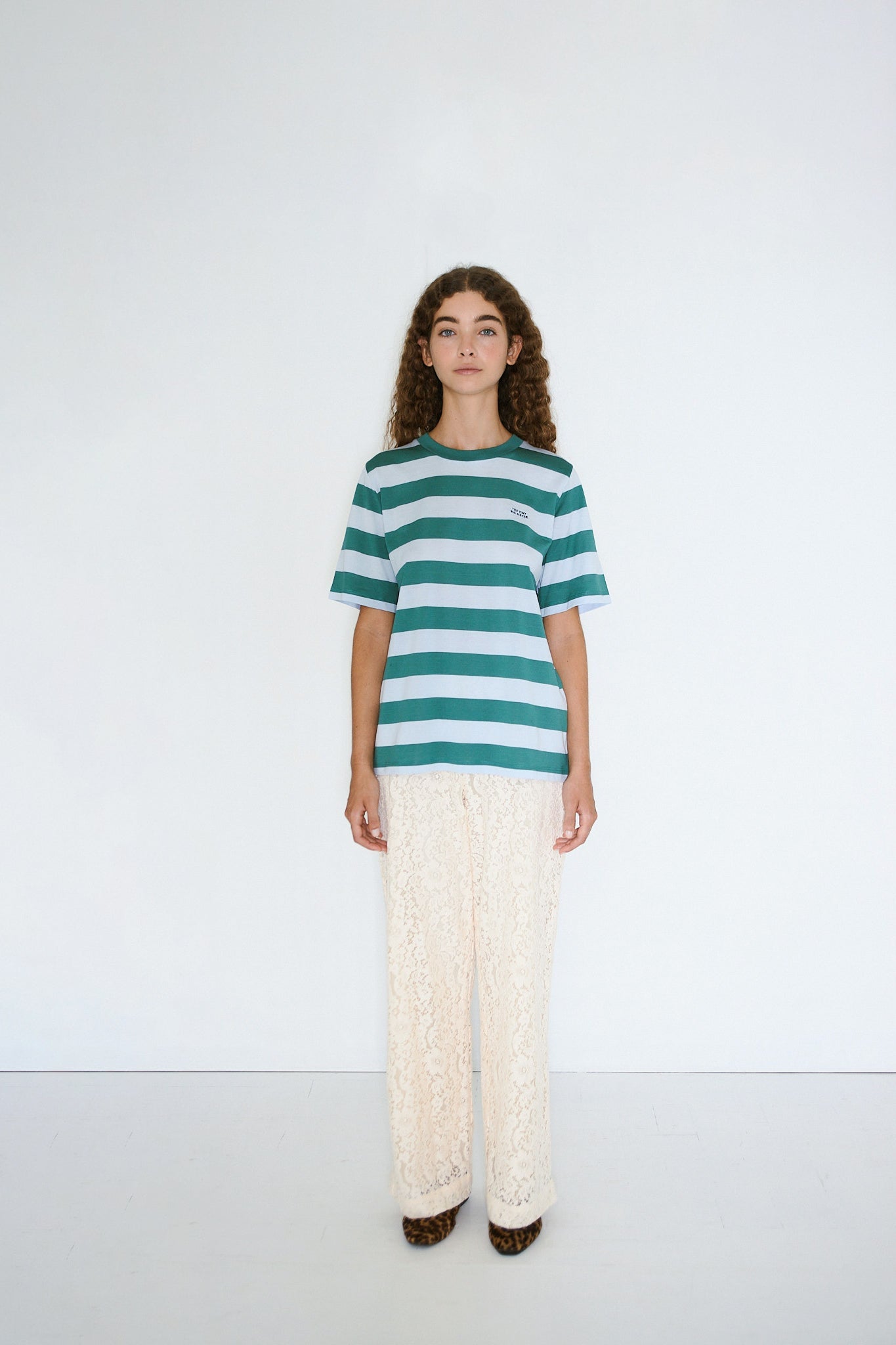 GESTREIFTES BASIC-T-SHIRT