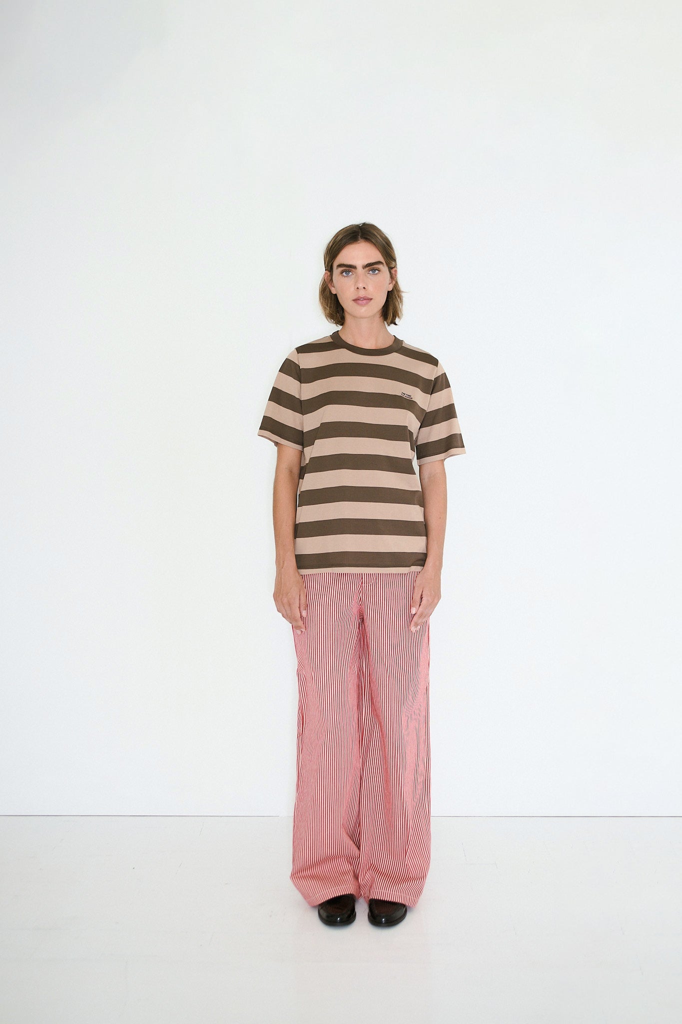 GESTREIFTES BASIC-T-SHIRT