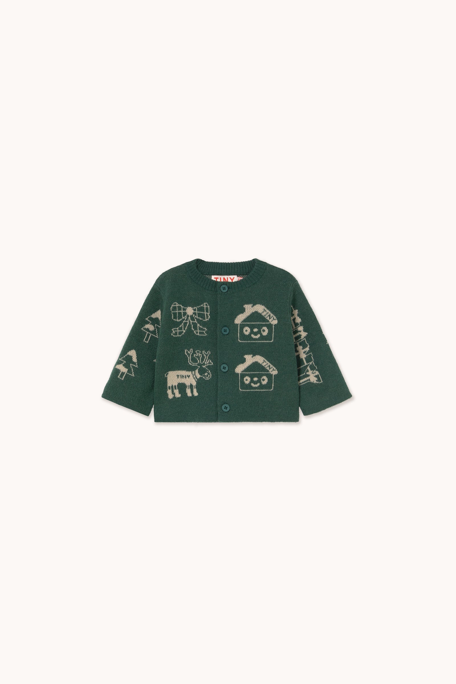 STRICKJACKE XMAS TOWN BABY TINY