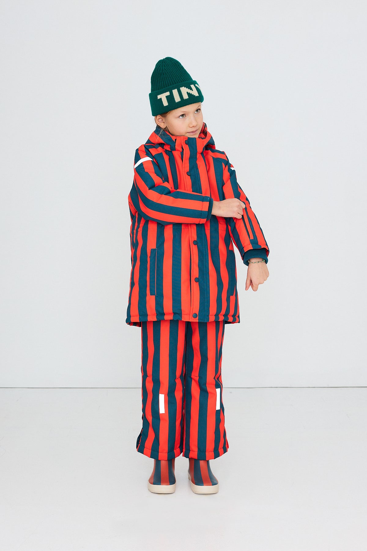 RED STRIPES SNOW JACKET