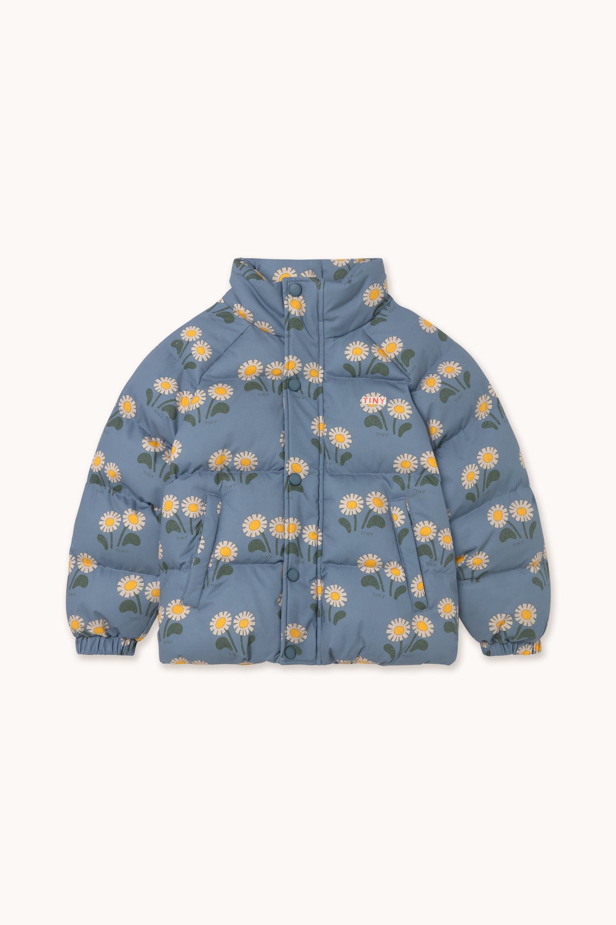CHAQUETA ACOLCHADA CORTA WINTER FLOWERS