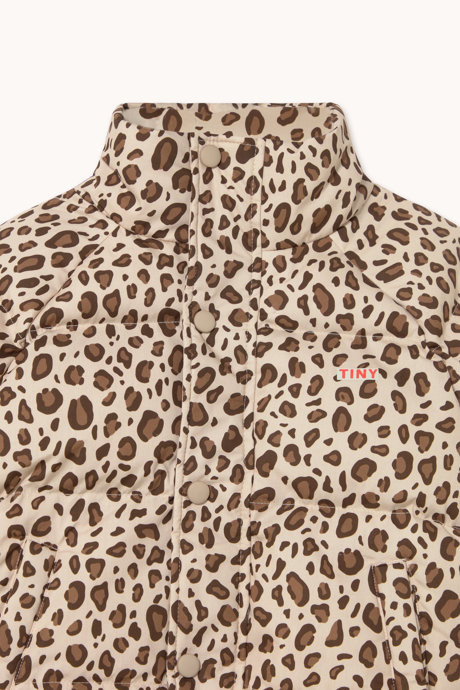 JACKE KURZ UND WATTIERT ANIMAL PRINT