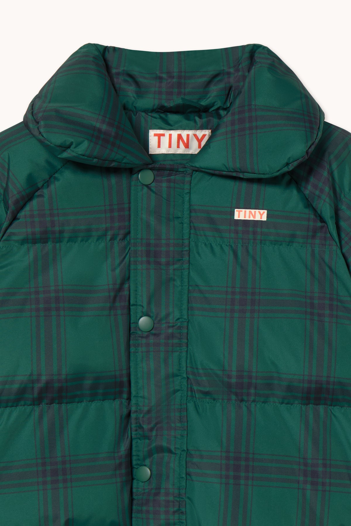 GREEN CHECK PADDED OVERALL