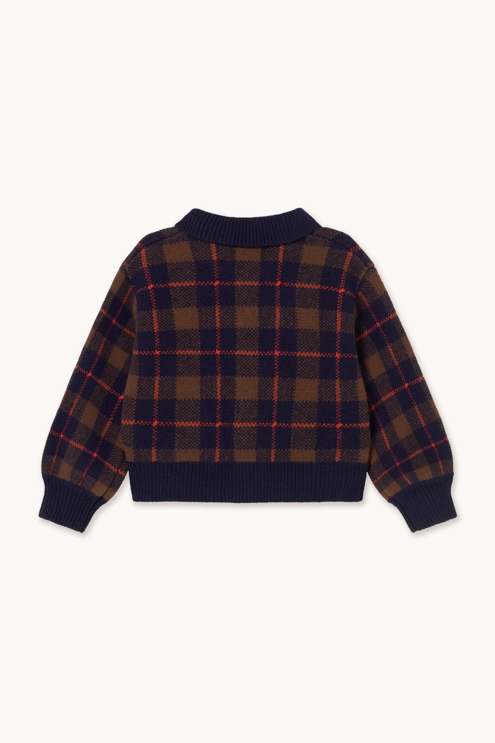 CHECK CARDIGAN